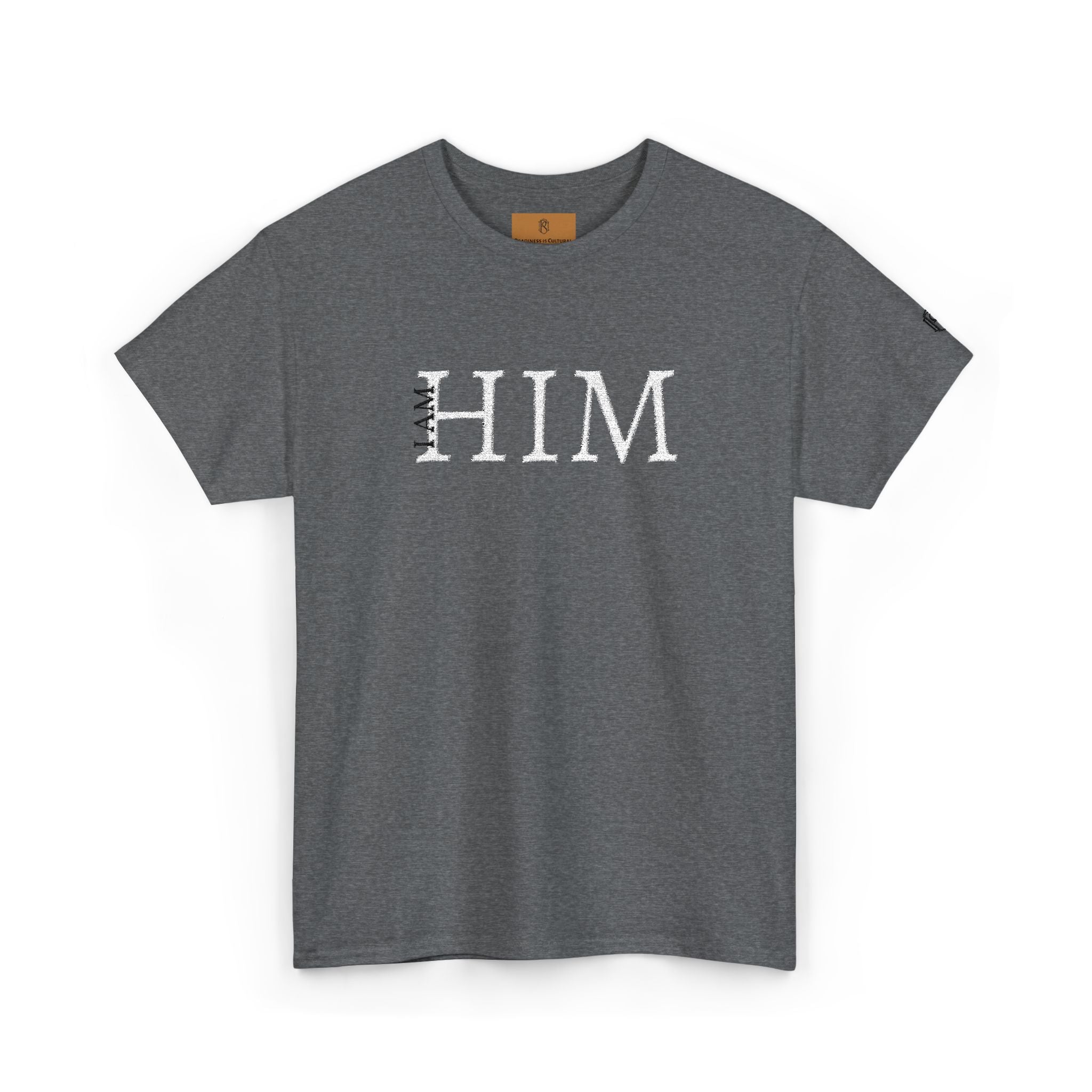 PR3PARED HIM Embroidered Tee — Minimalist Graphic T‑Shirt