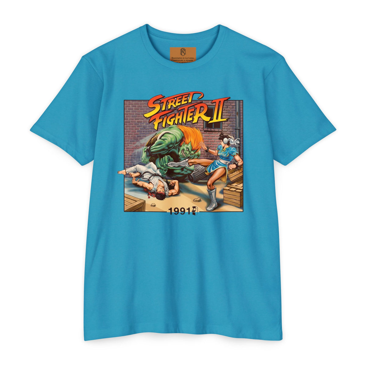 PR3PARED Street Fighter II Retro T‑Shirt – 1991 Arcade Game Graphic Tee