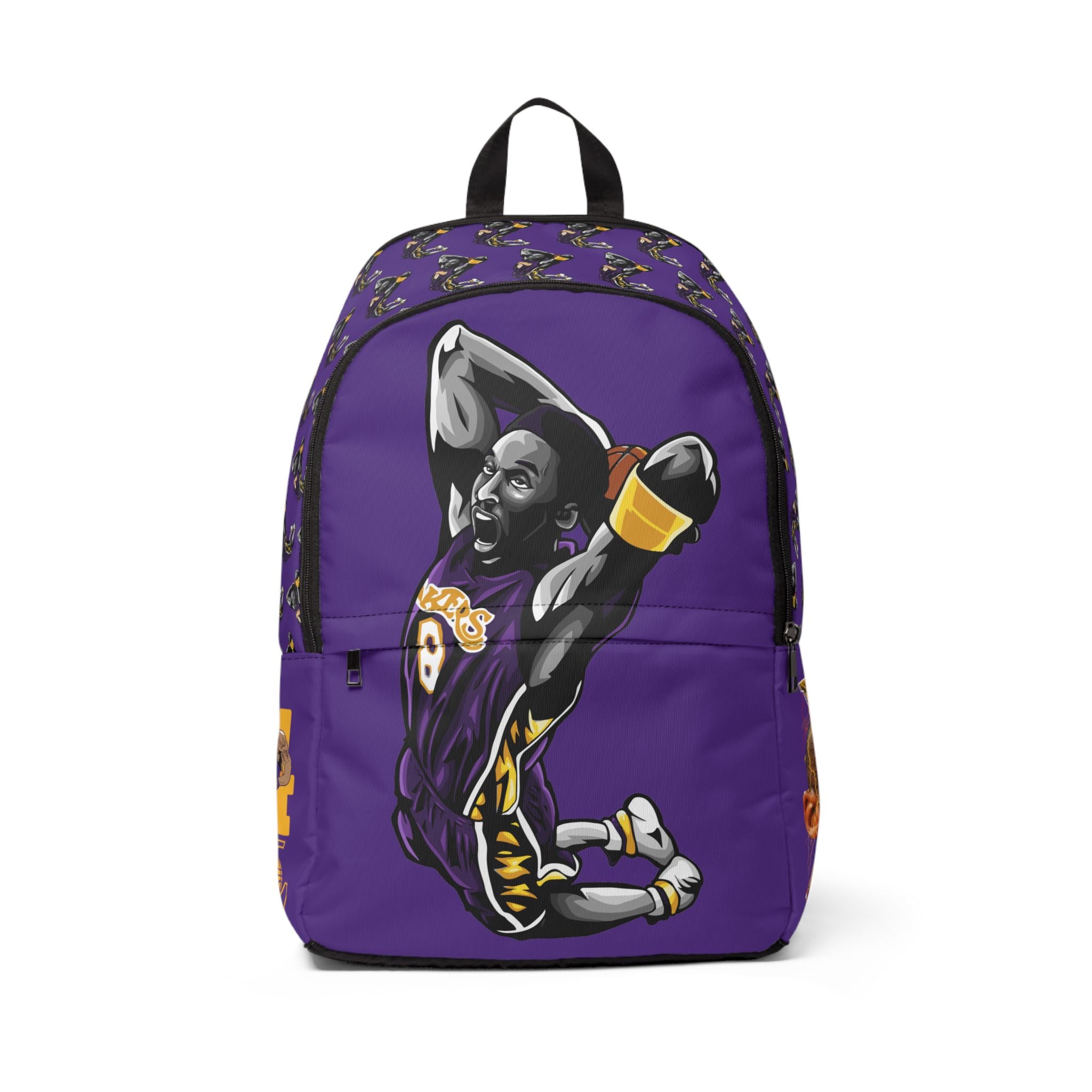 PS Bean Basketball Backpack, Sports Bag, Lakers Fan Gear, School Bookbag