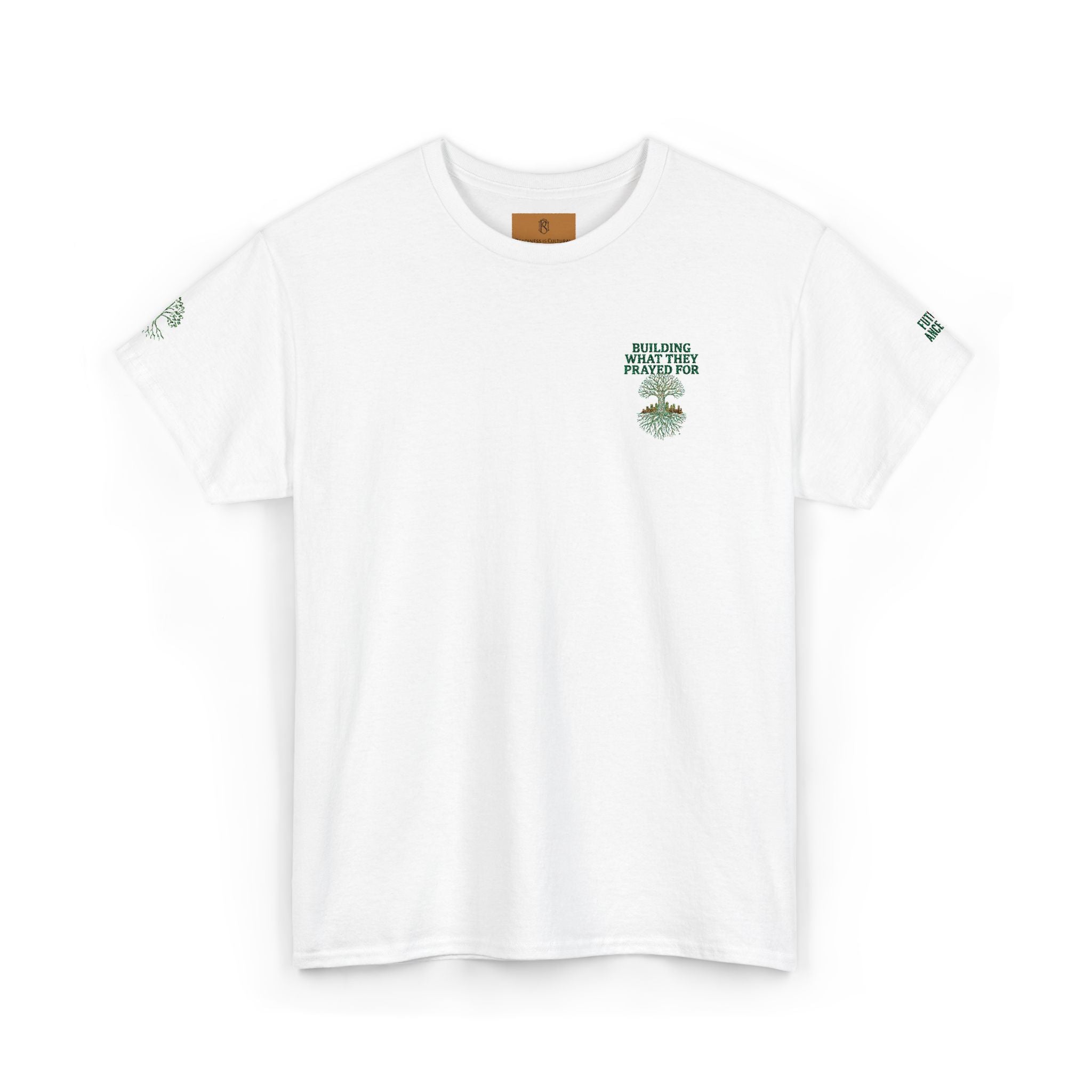 PR3PARED Embroidered Tee — “What They Prayed For” Graphic Cotton T-Shirt