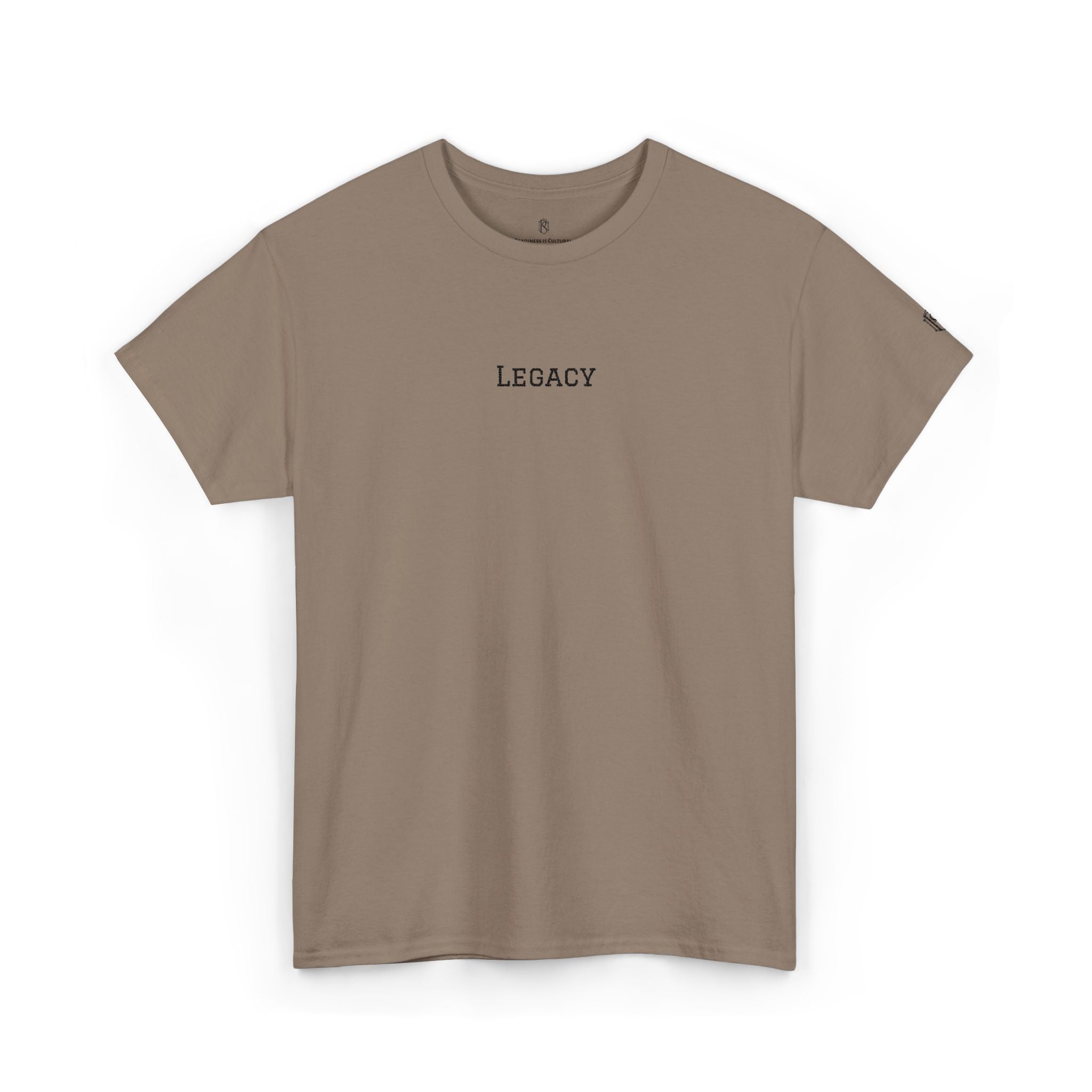 PR3PARED Legacy Tee — Minimalist Graphic T‑Shirt with 'LEGACY' Text