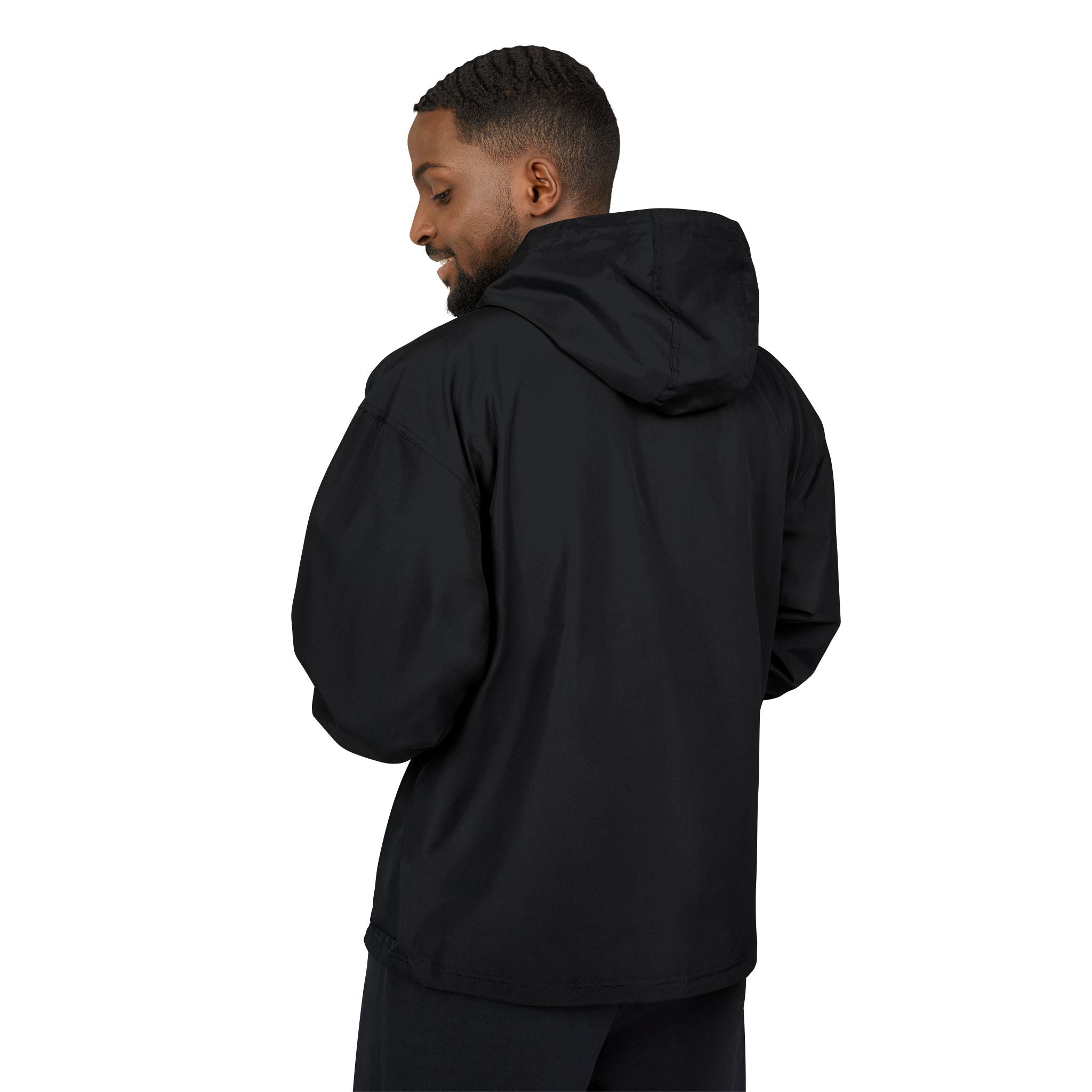 PR3PARED Packable Anorak Jacket — Minimal White Floral Logo