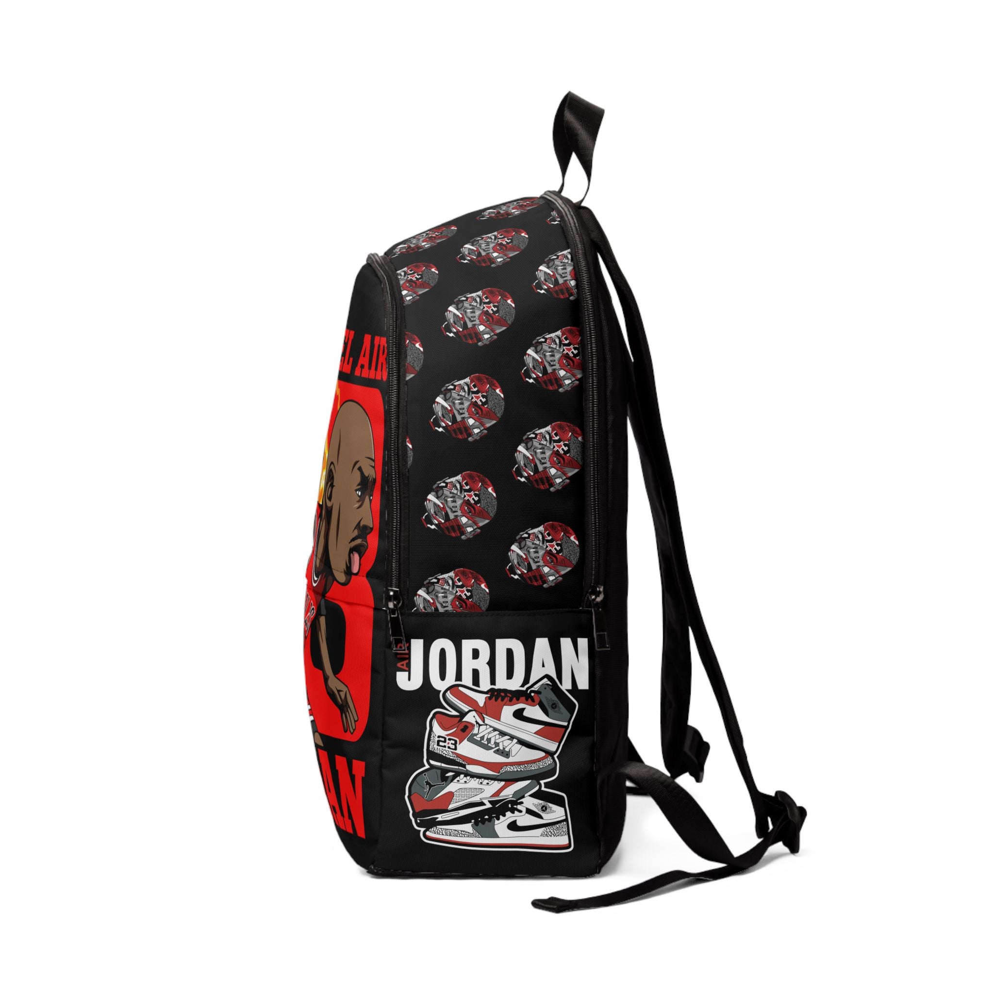 PS Flaming Basketball Player Graphic Backpack