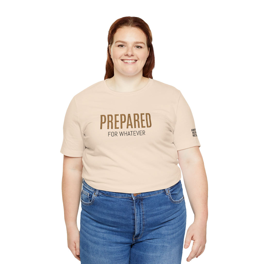 PR3PARED For Whatever Tee — Casual Motivational Short Sleeve Shirt