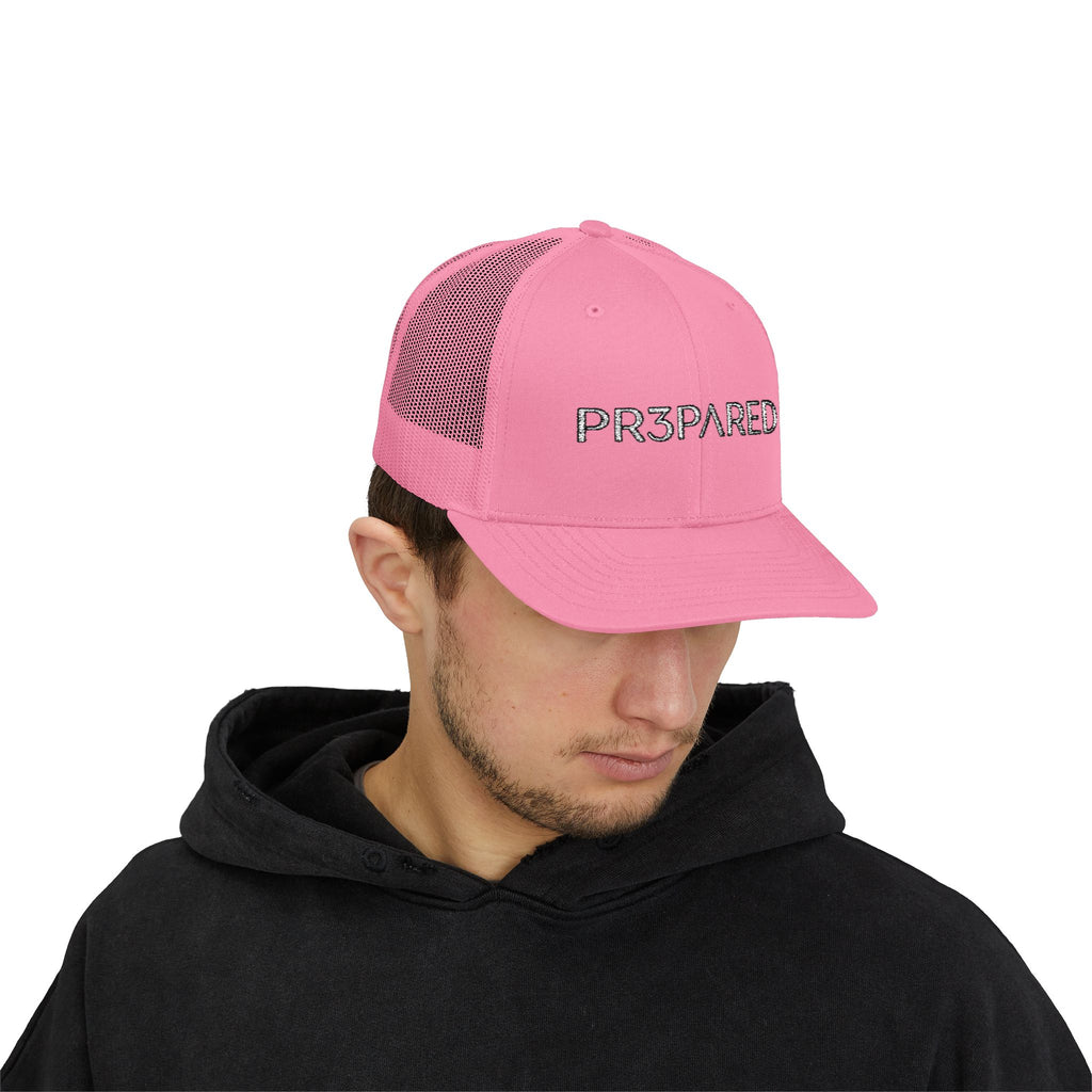 PR3PARED Trucker Embroidered Cap - Tactical Prepper Snapback Hat