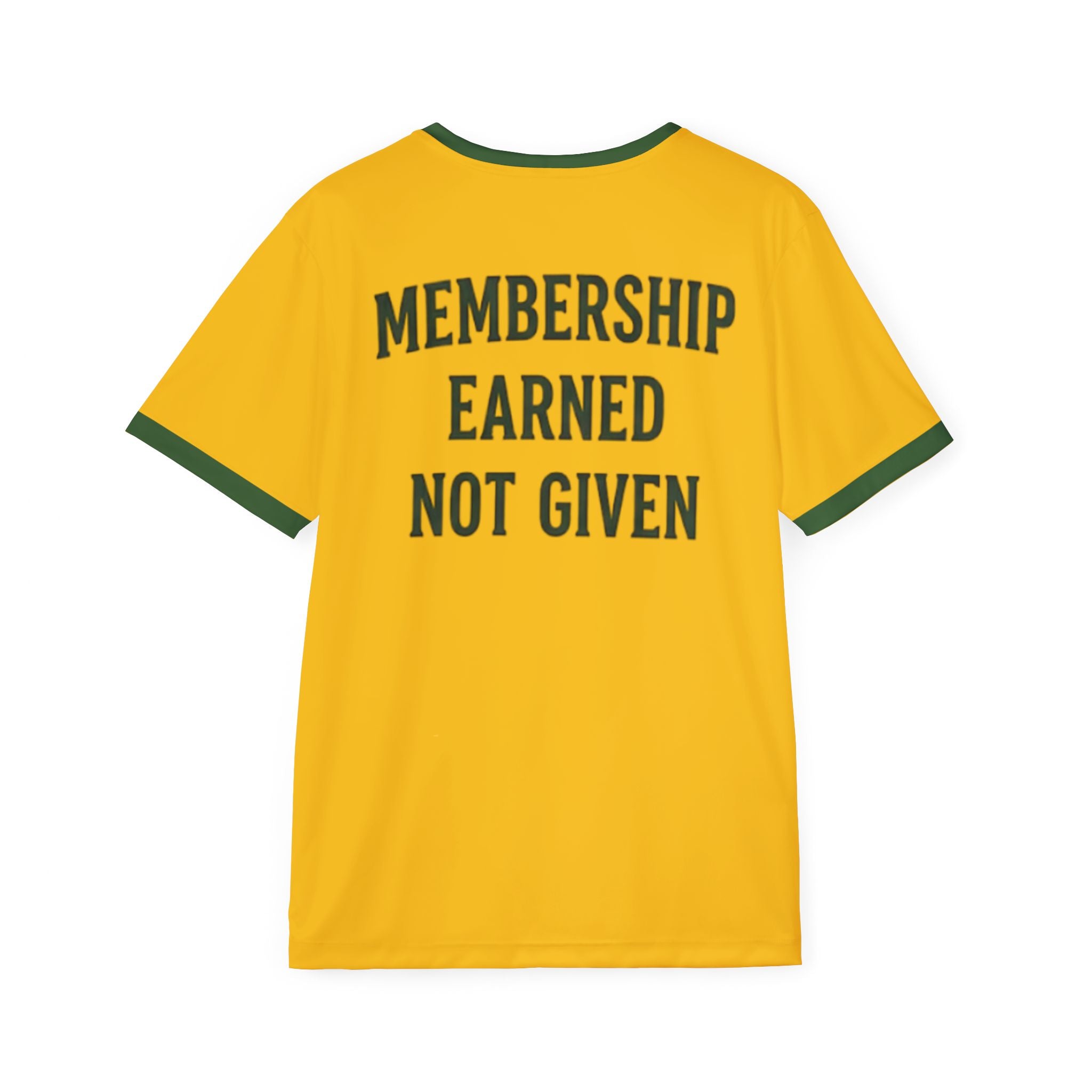 PR3PARED Excellence Club Sports Jersey — 'Membership Earned Not Given' Athletic Tee
