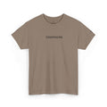 PR3PARED Composure Minimalist Embroidered Tee — Crewneck Shirt with 'Composure' Text