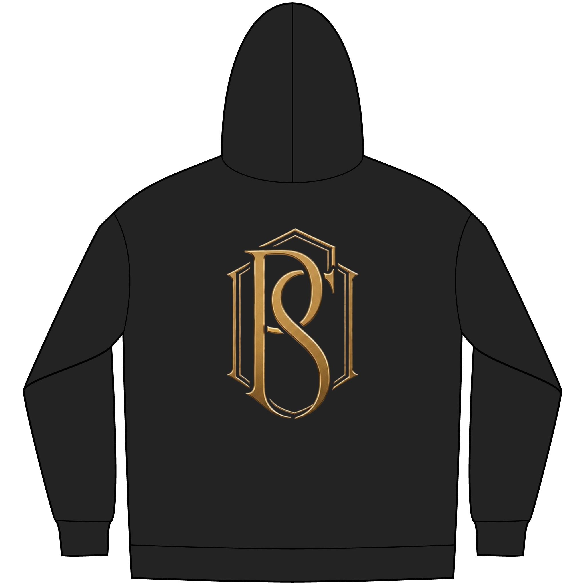 PR3PARED Minimal Logo Embroidered Hoodie — Small Chest Monogram Pullover