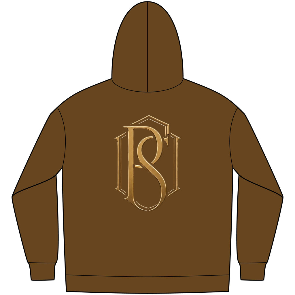 PR3PARED Minimal Logo Embroidered Hoodie — Small Chest Monogram Pullover