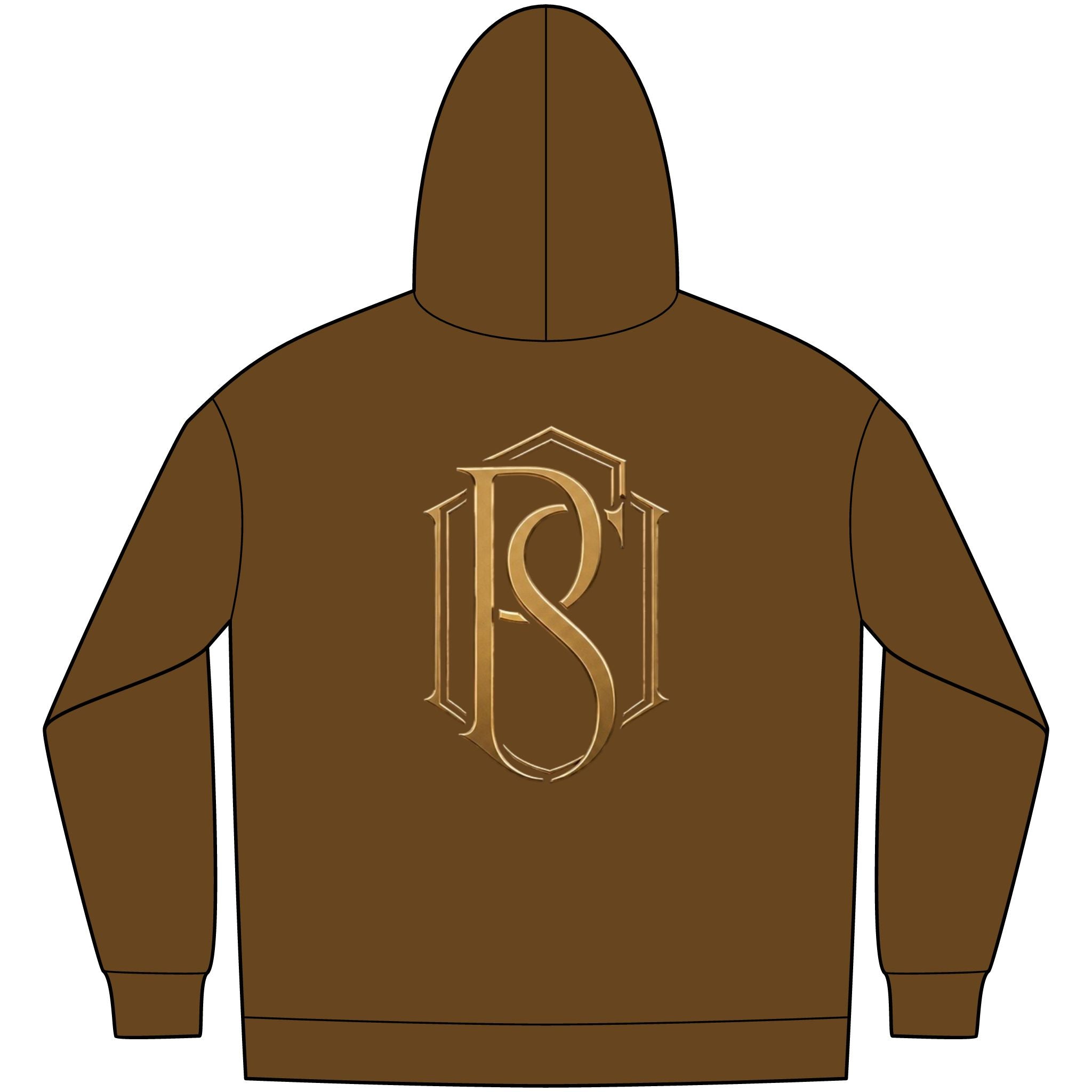 PR3PARED Minimal Logo Embroidered Hoodie — Small Chest Monogram Pullover