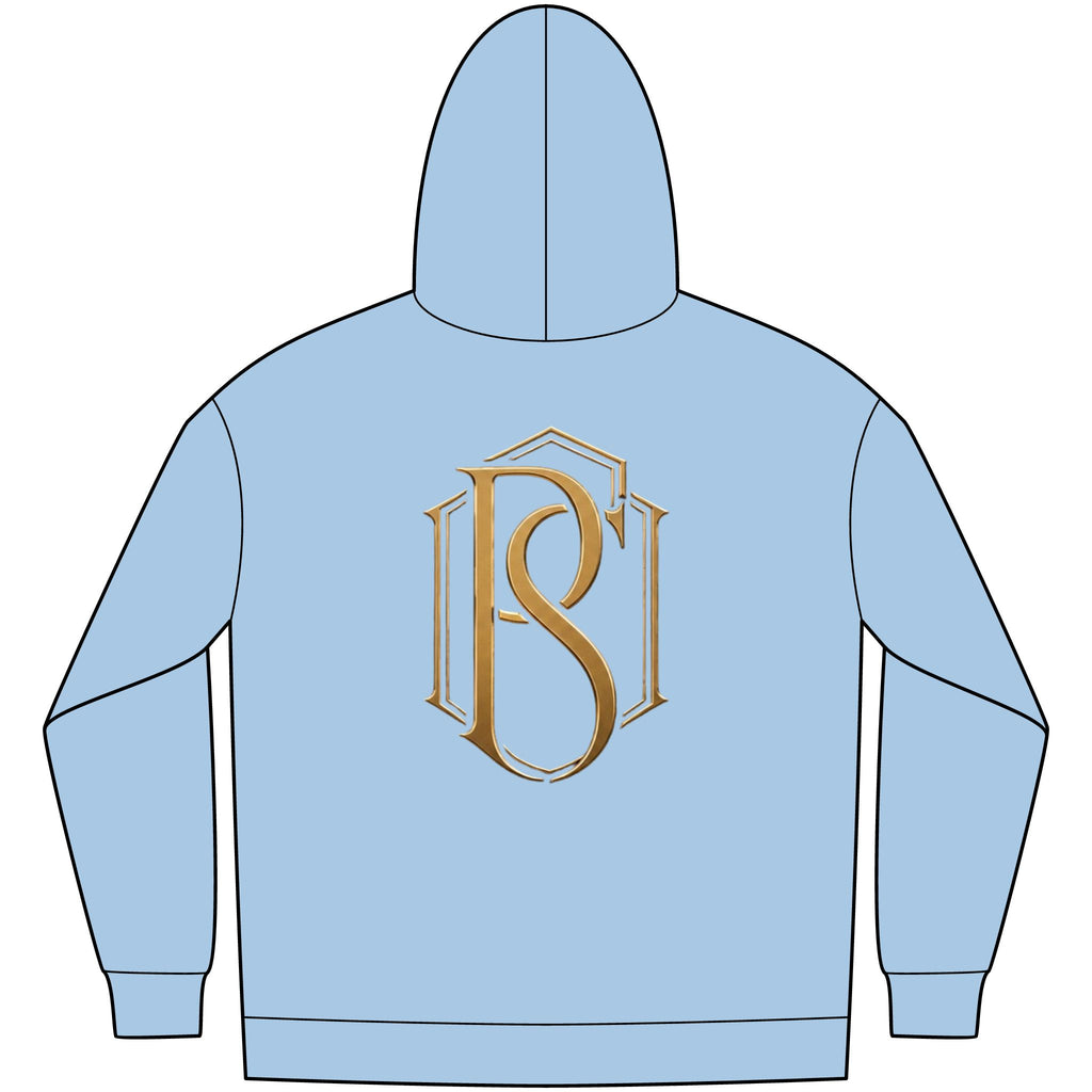 PR3PARED Minimal Logo Embroidered Hoodie — Small Chest Monogram Pullover