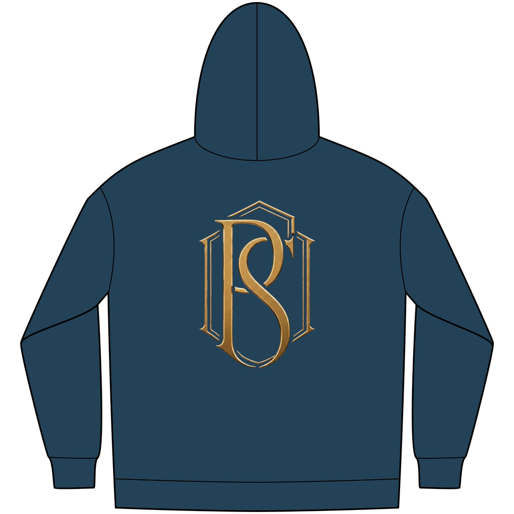 PR3PARED Minimal Logo Embroidered Hoodie — Small Chest Monogram Pullover