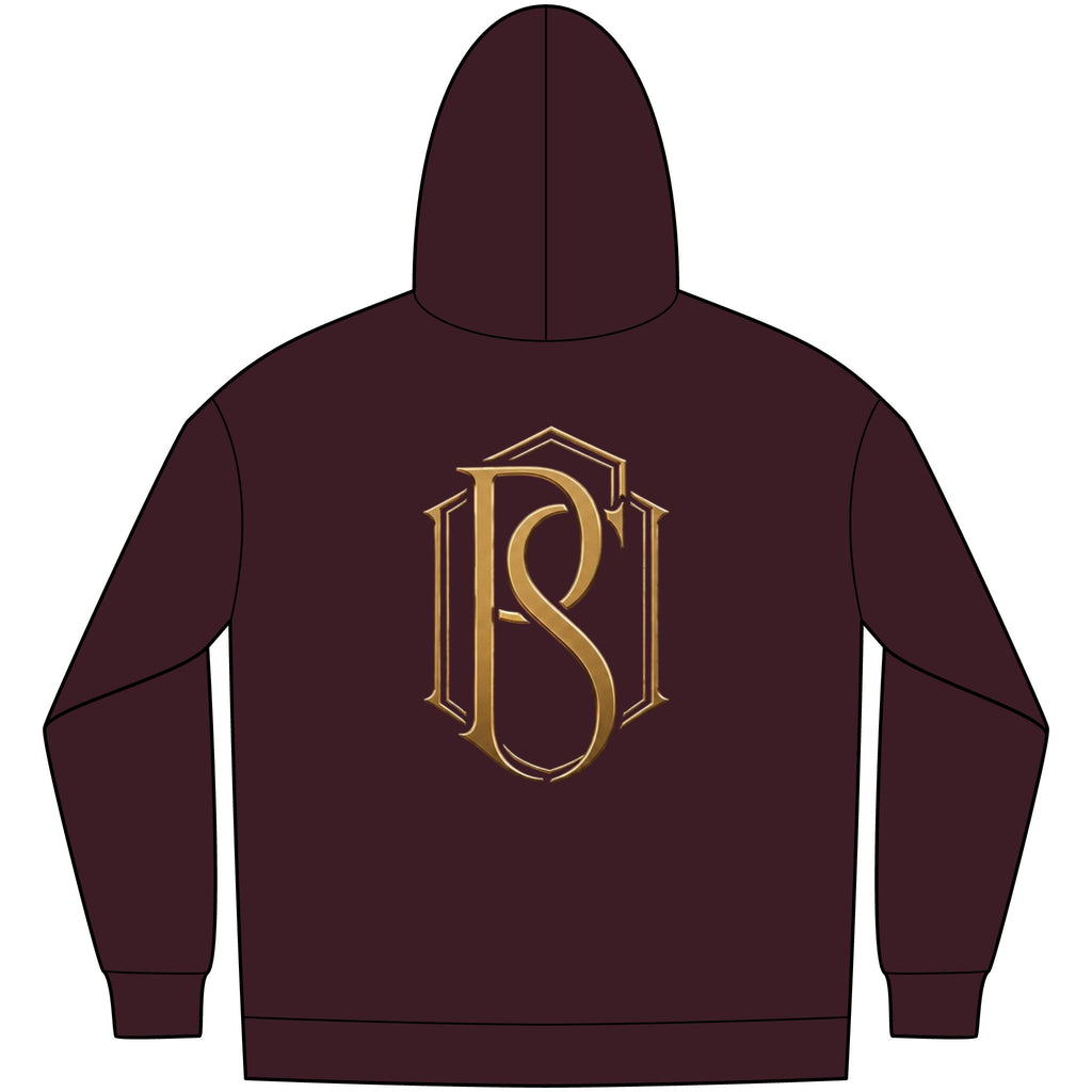 PR3PARED Minimal Logo Embroidered Hoodie — Small Chest Monogram Pullover