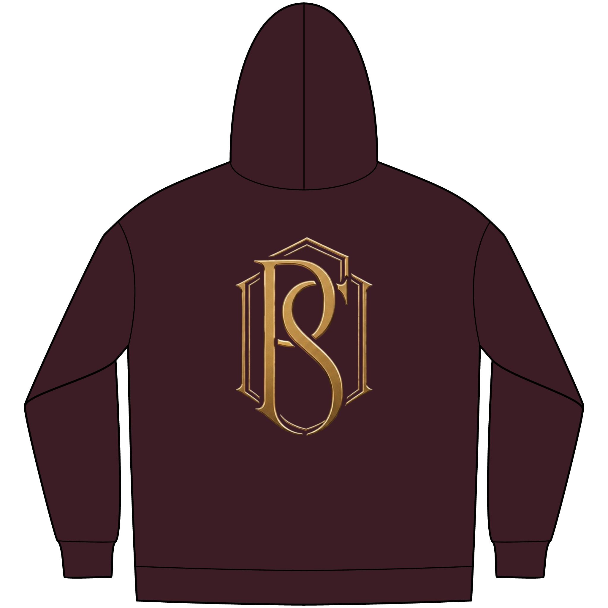 PR3PARED Minimal Logo Embroidered Hoodie — Small Chest Monogram Pullover