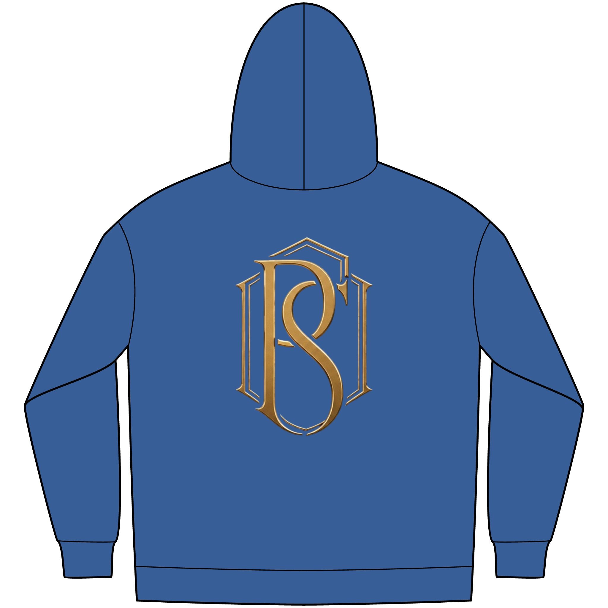 PR3PARED Minimal Logo Embroidered Hoodie — Small Chest Monogram Pullover