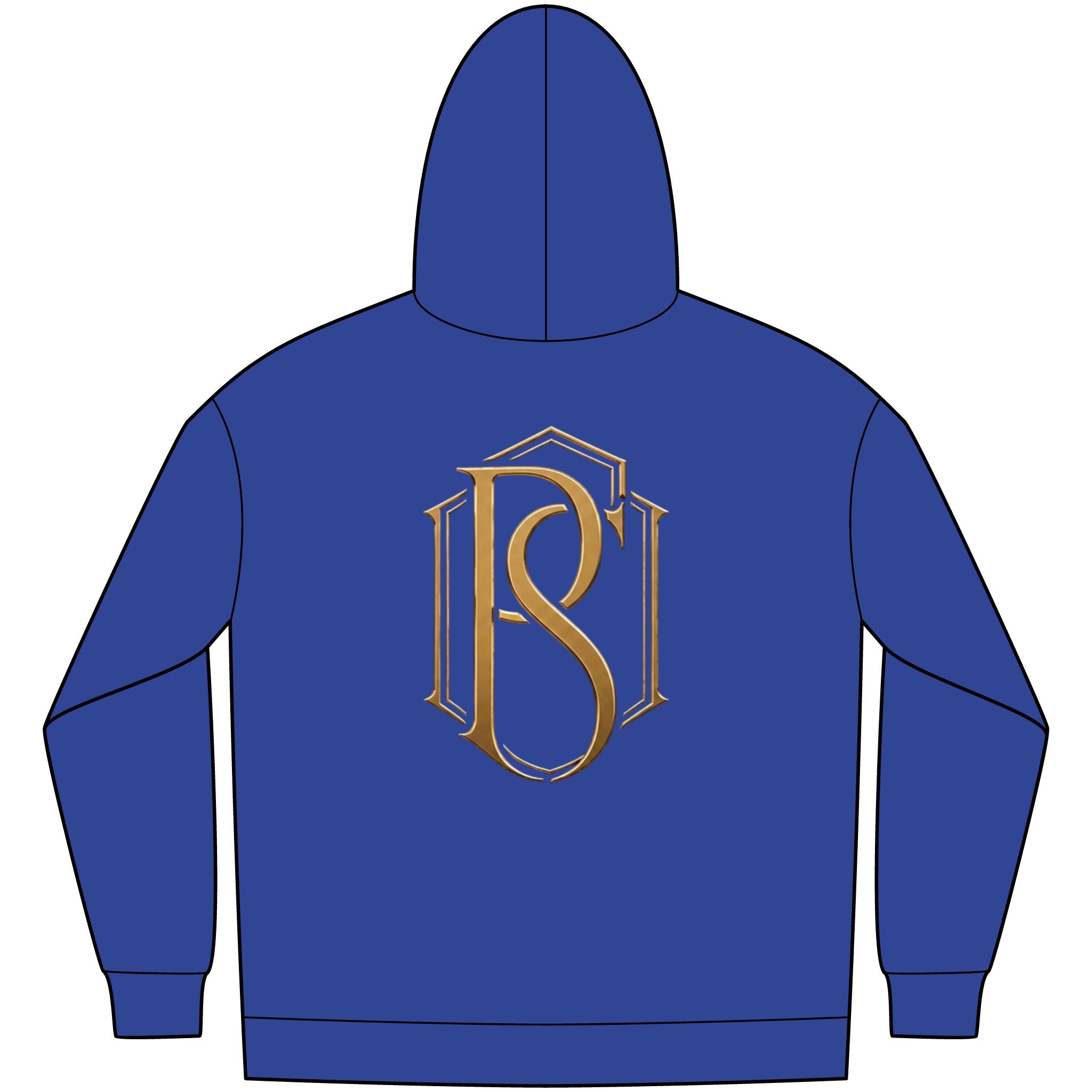 PR3PARED Minimal Logo Embroidered Hoodie — Small Chest Monogram Pullover