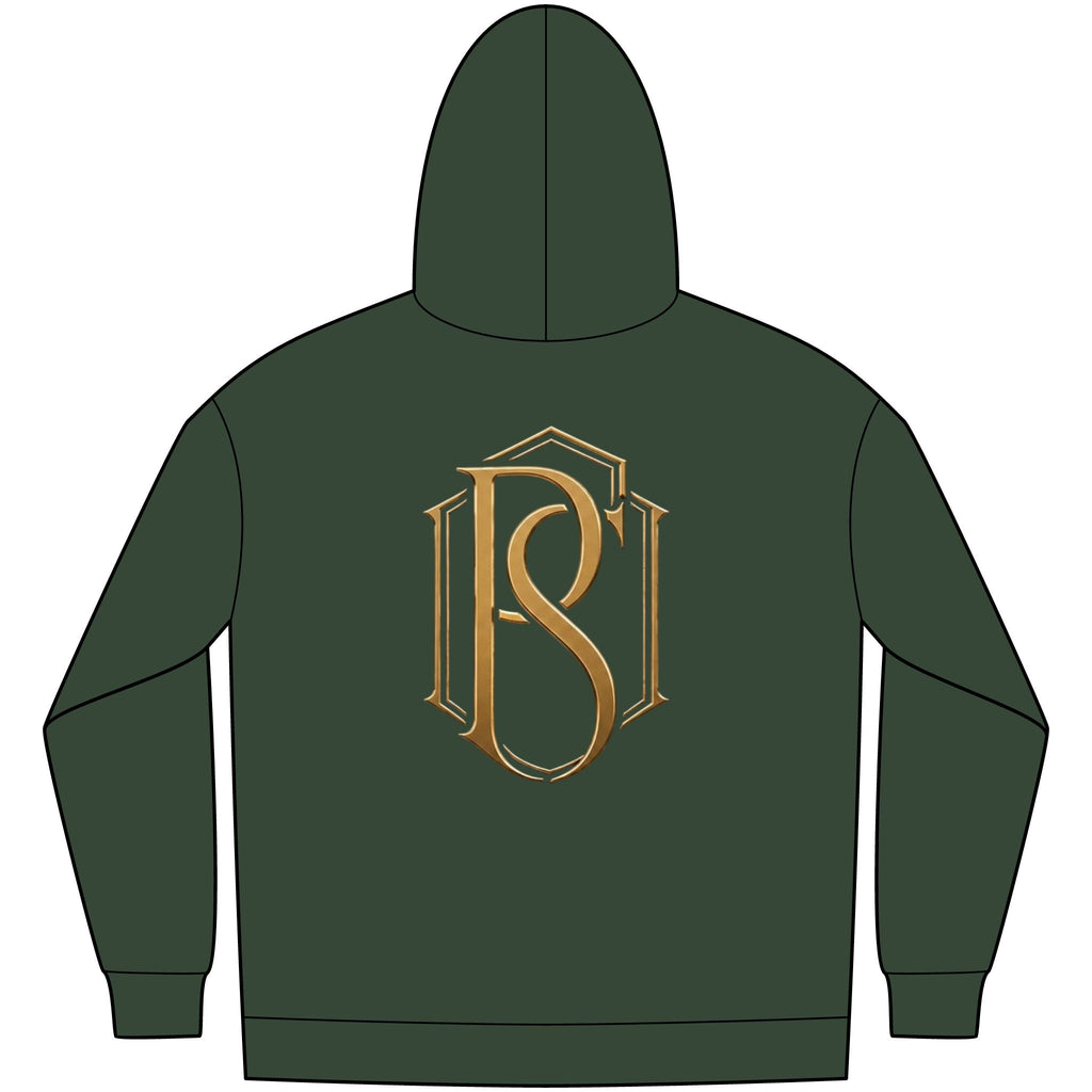 PR3PARED Minimal Logo Embroidered Hoodie — Small Chest Monogram Pullover