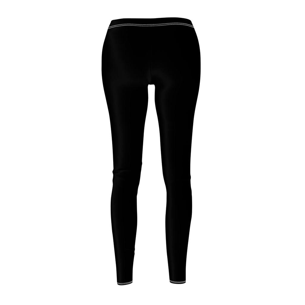 PR3PARED Leggings — Bold  Side-Print Black Athletic Leggings
