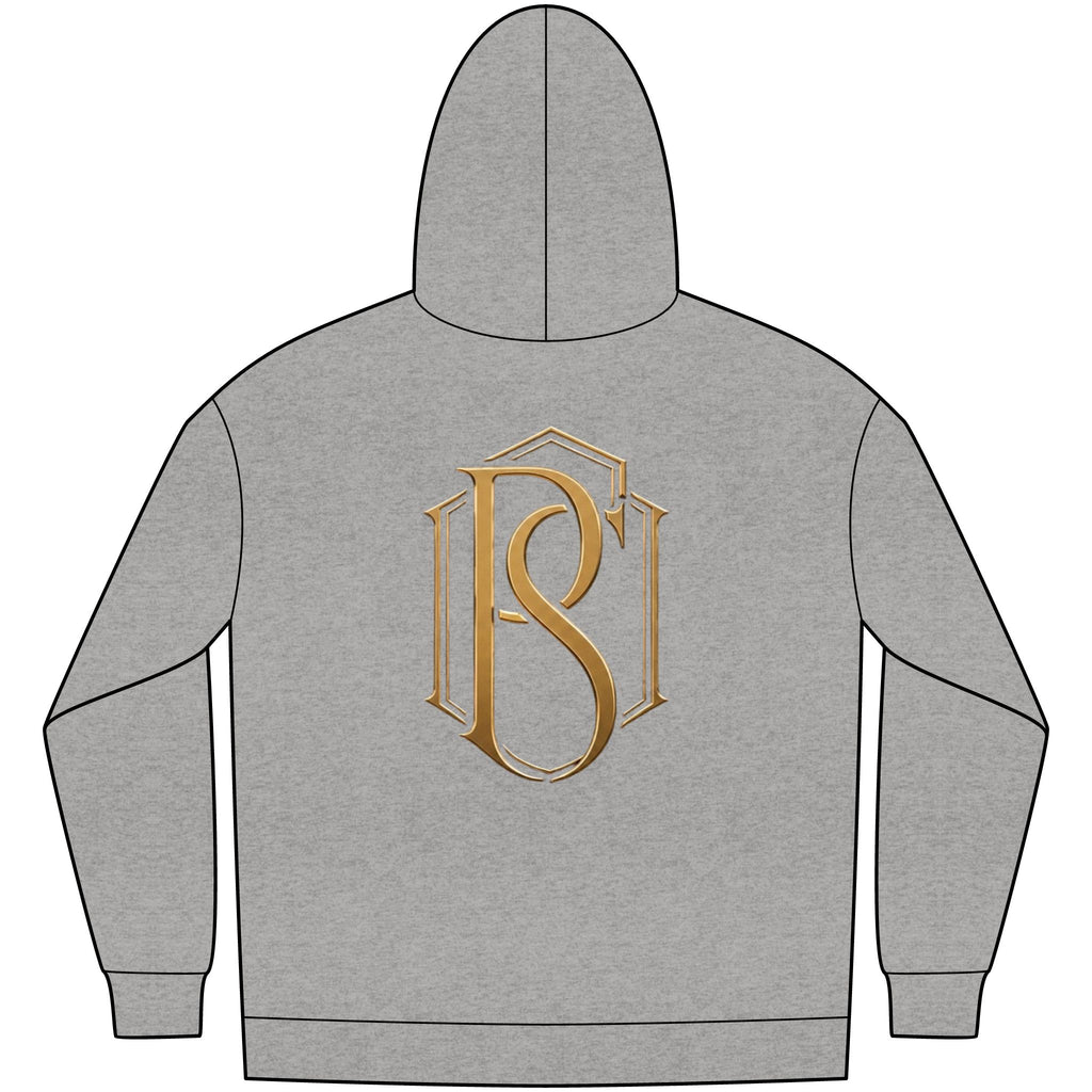PR3PARED Minimal Logo Embroidered Hoodie — Small Chest Monogram Pullover