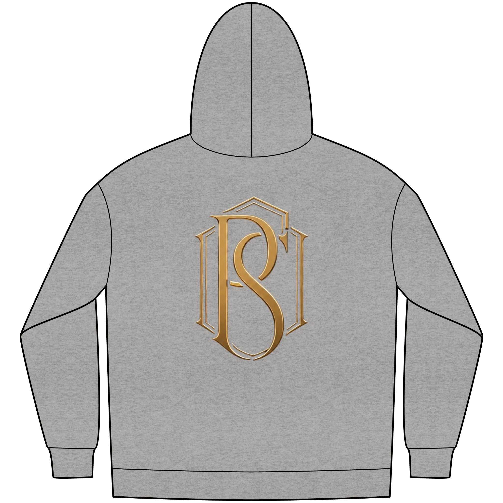 PR3PARED Minimal Logo Embroidered Hoodie — Small Chest Monogram Pullover
