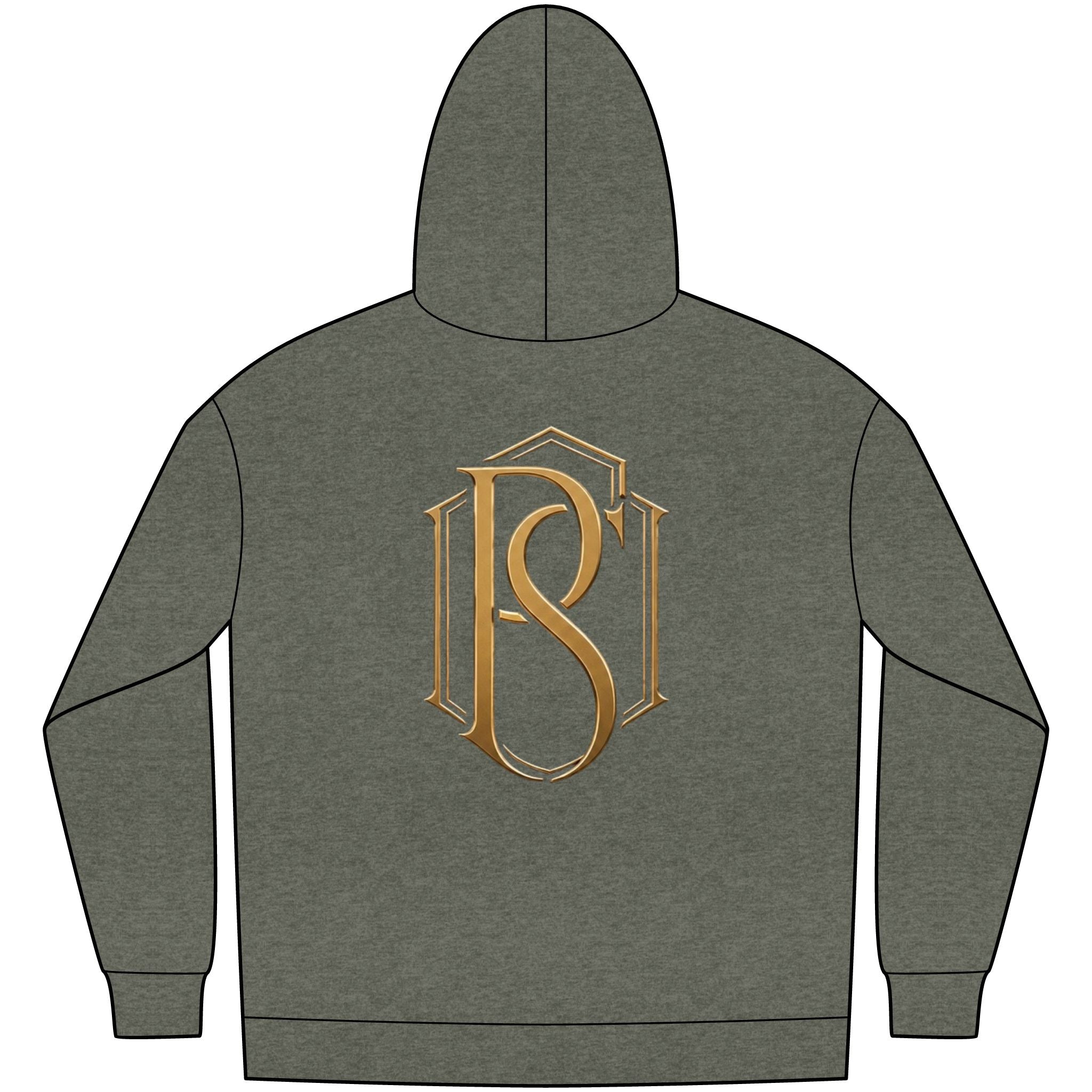 PR3PARED Minimal Logo Embroidered Hoodie — Small Chest Monogram Pullover