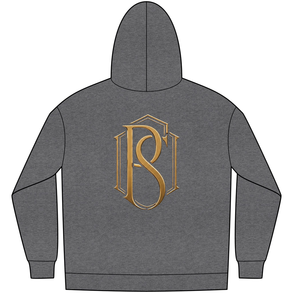 PR3PARED Minimal Logo Embroidered Hoodie — Small Chest Monogram Pullover