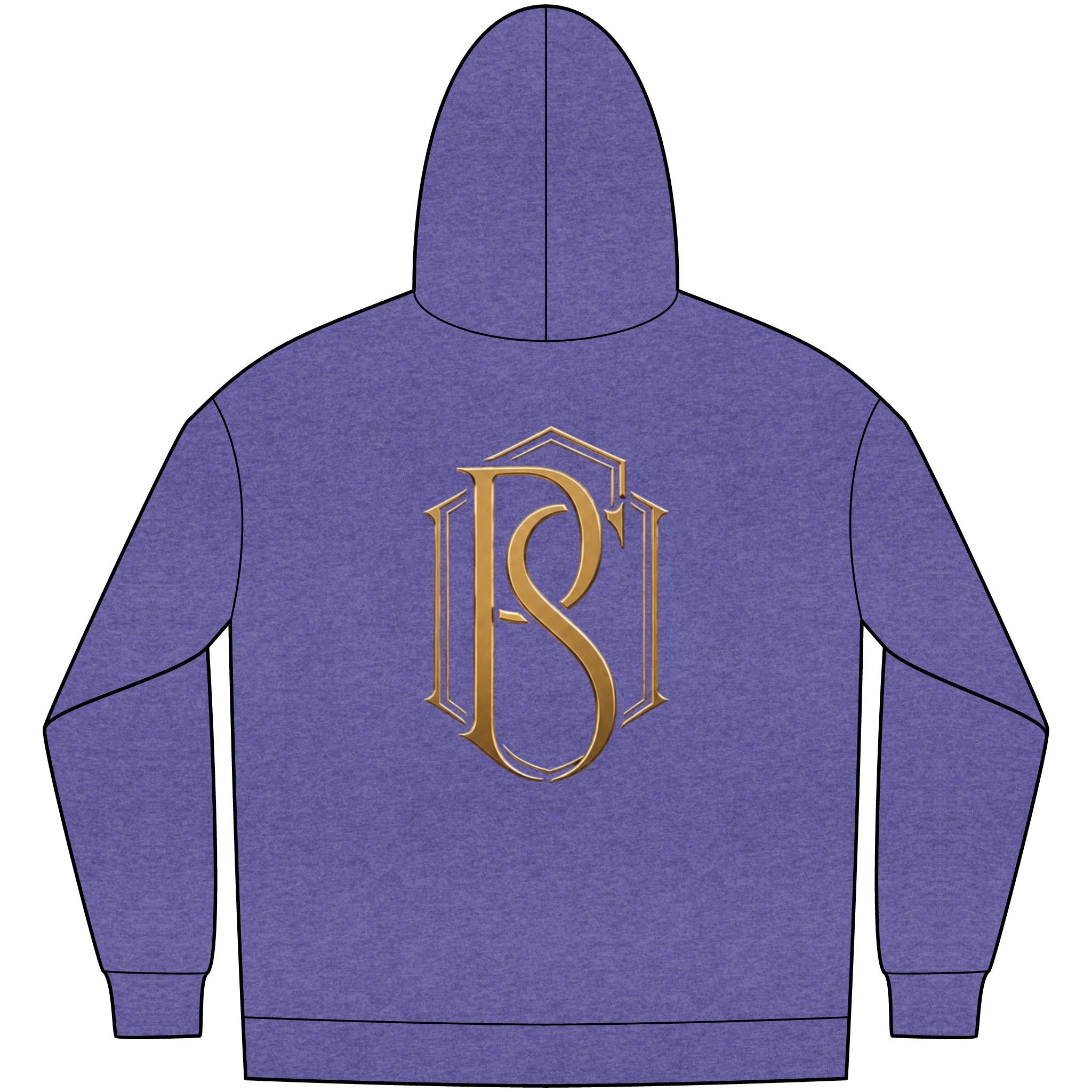 PR3PARED Minimal Logo Embroidered Hoodie — Small Chest Monogram Pullover