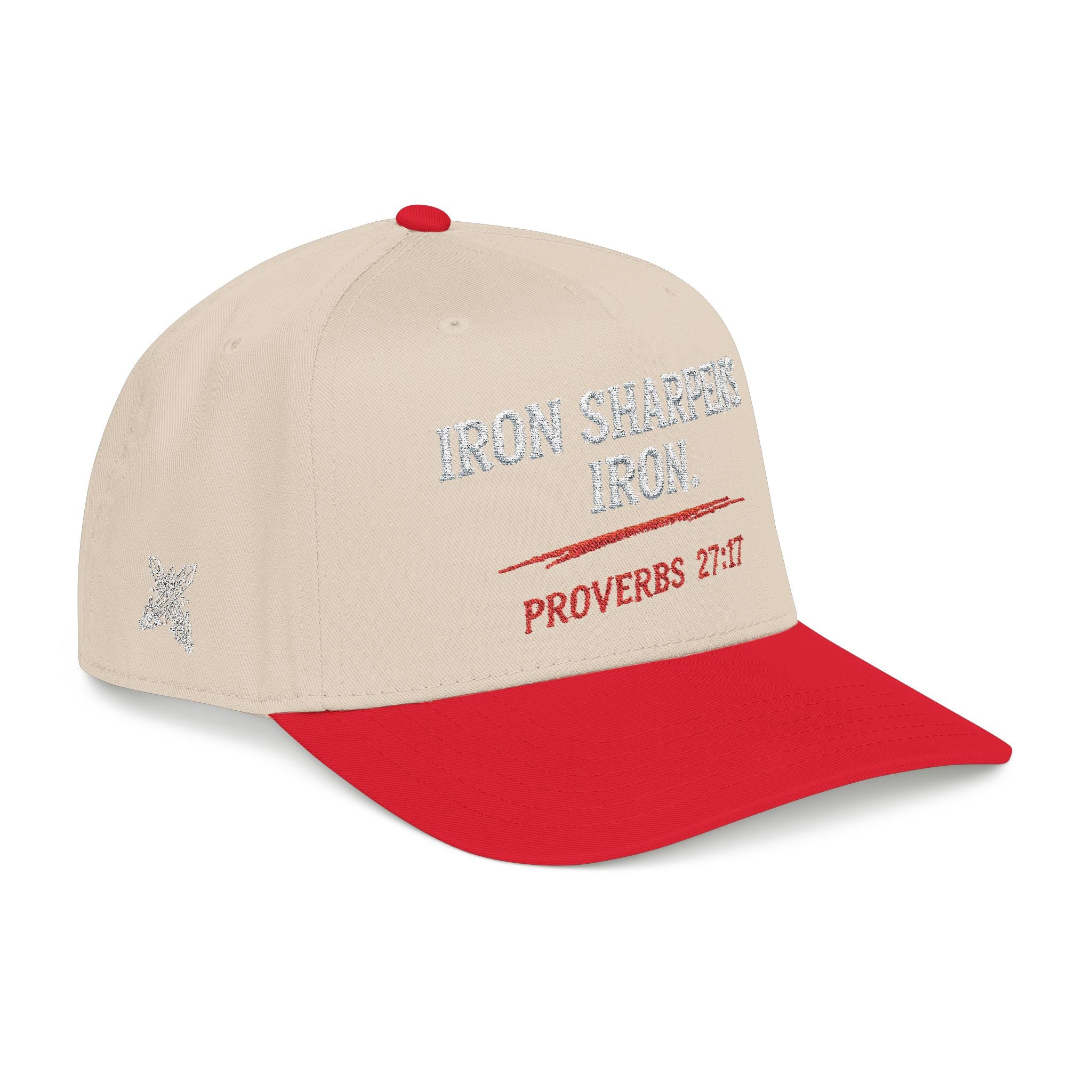 PR3PARED Embroidered Baseball Cap — "Iron Sharpens Iron" Proverbs 27:17 Embroidered Hat