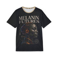 PR3PARED Sports Jersey Tee — "Melanin Futures" Graphic Athletic Tee (The Future Looks Familiar)
