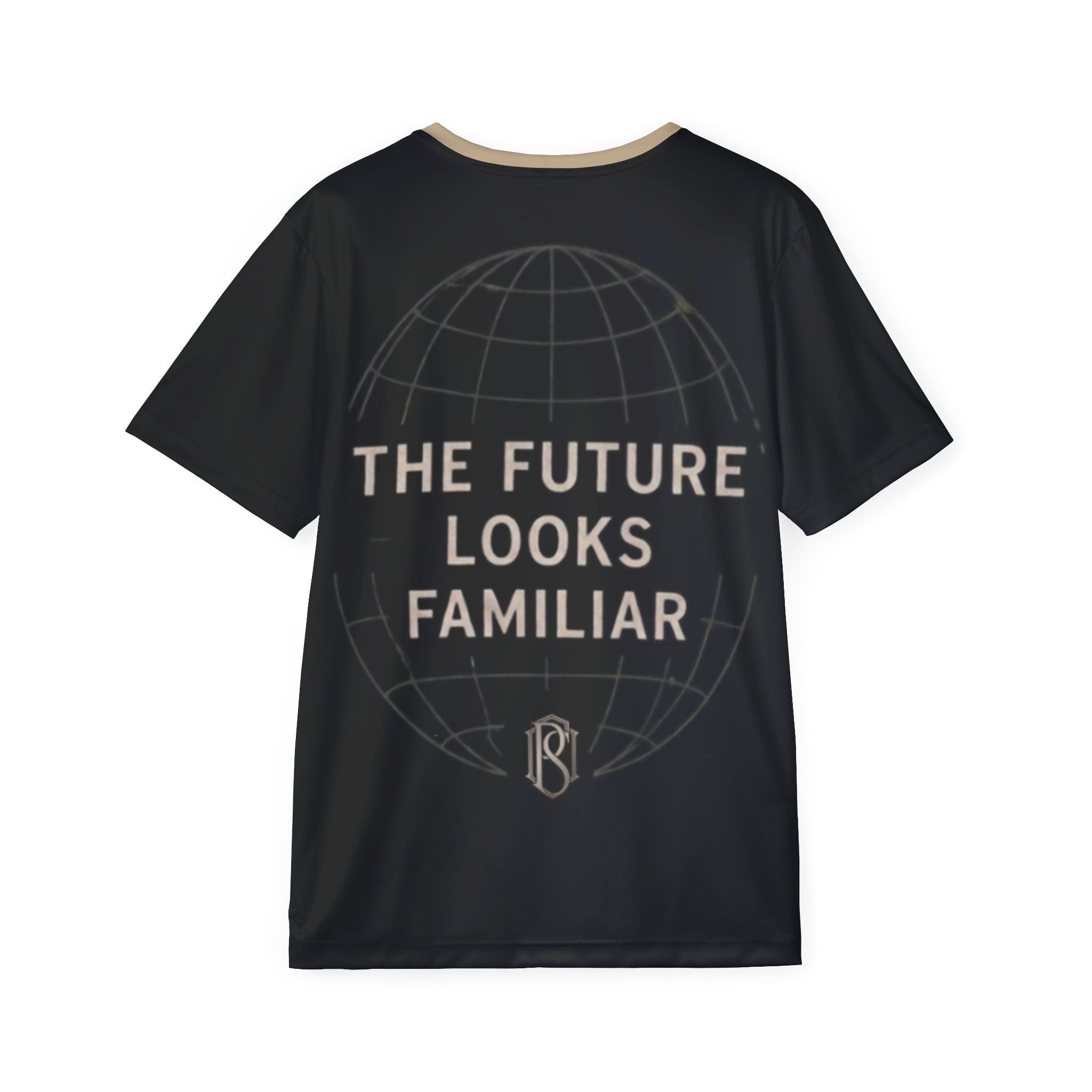 PR3PARED Sports Jersey Tee — "Melanin Futures" Graphic Athletic Tee (The Future Looks Familiar)