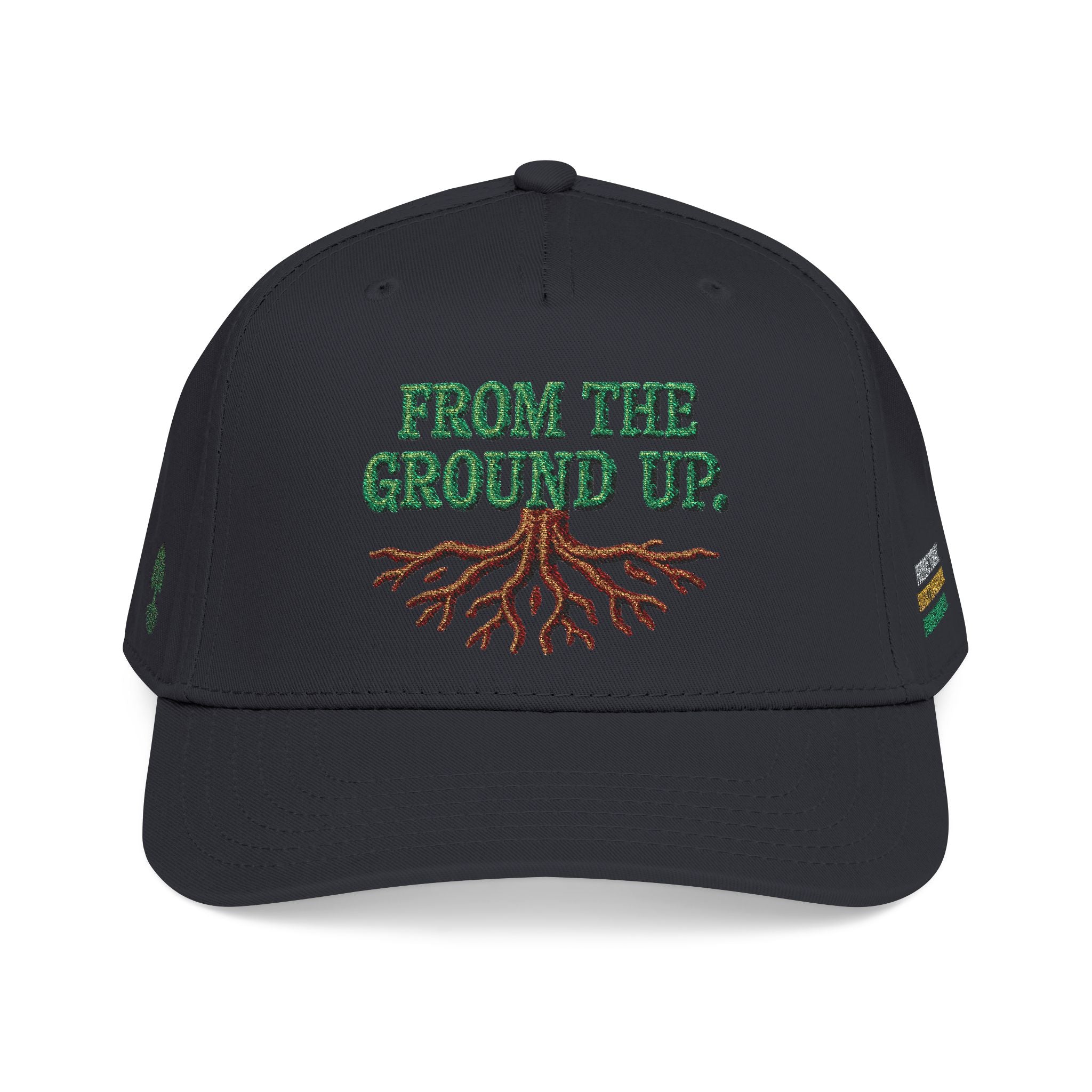PR3PARED Mid Profile Embroidered Baseball Cap - From The Ground Up Hat
