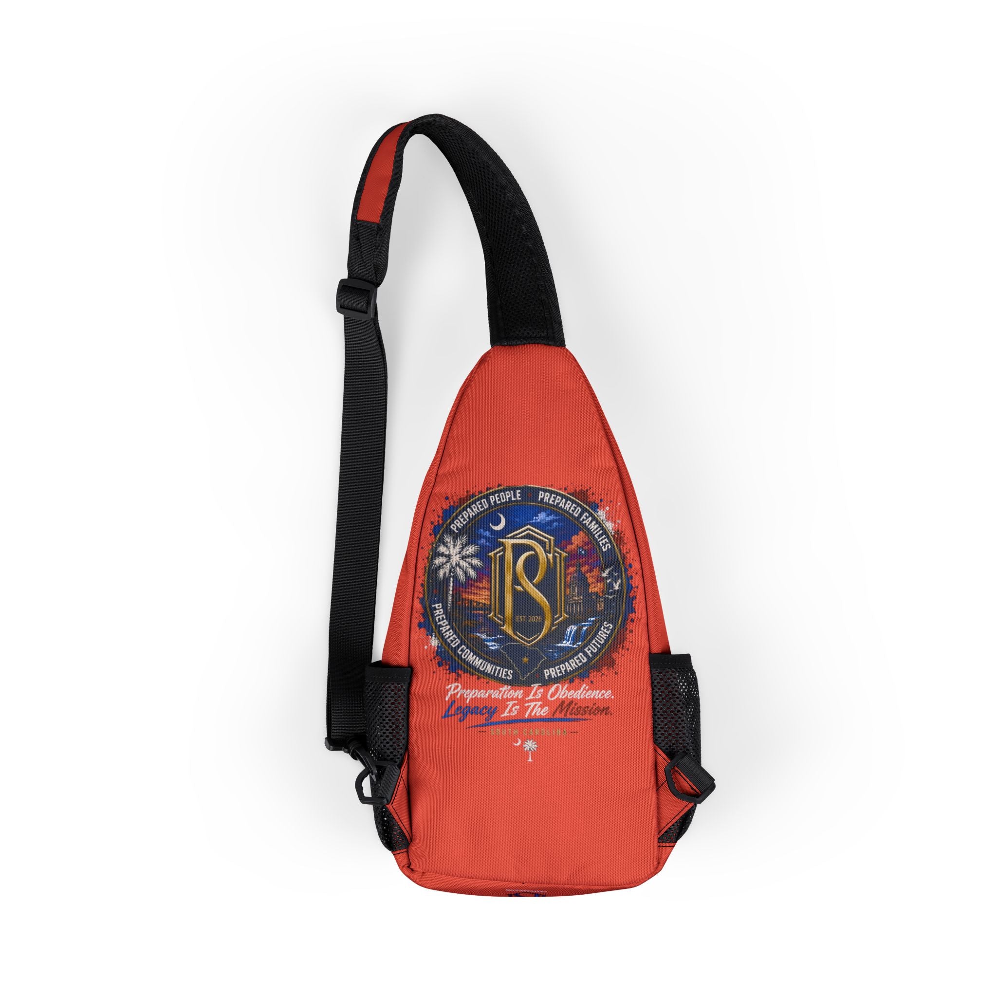 PR3PARED Chest Bag 2 — South Carolina Made Graphic Sling Bag with Vintage Logo
