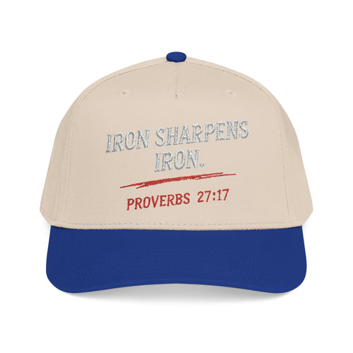 PR3PARED Baseball Cap — "Iron Sharpens Iron" Proverbs 27:17 Embroidered Hat