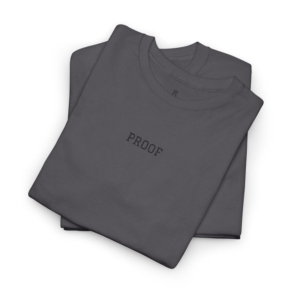 PR3PARED Embroidered Shirt — Minimal "PROOF" Graphic Tee