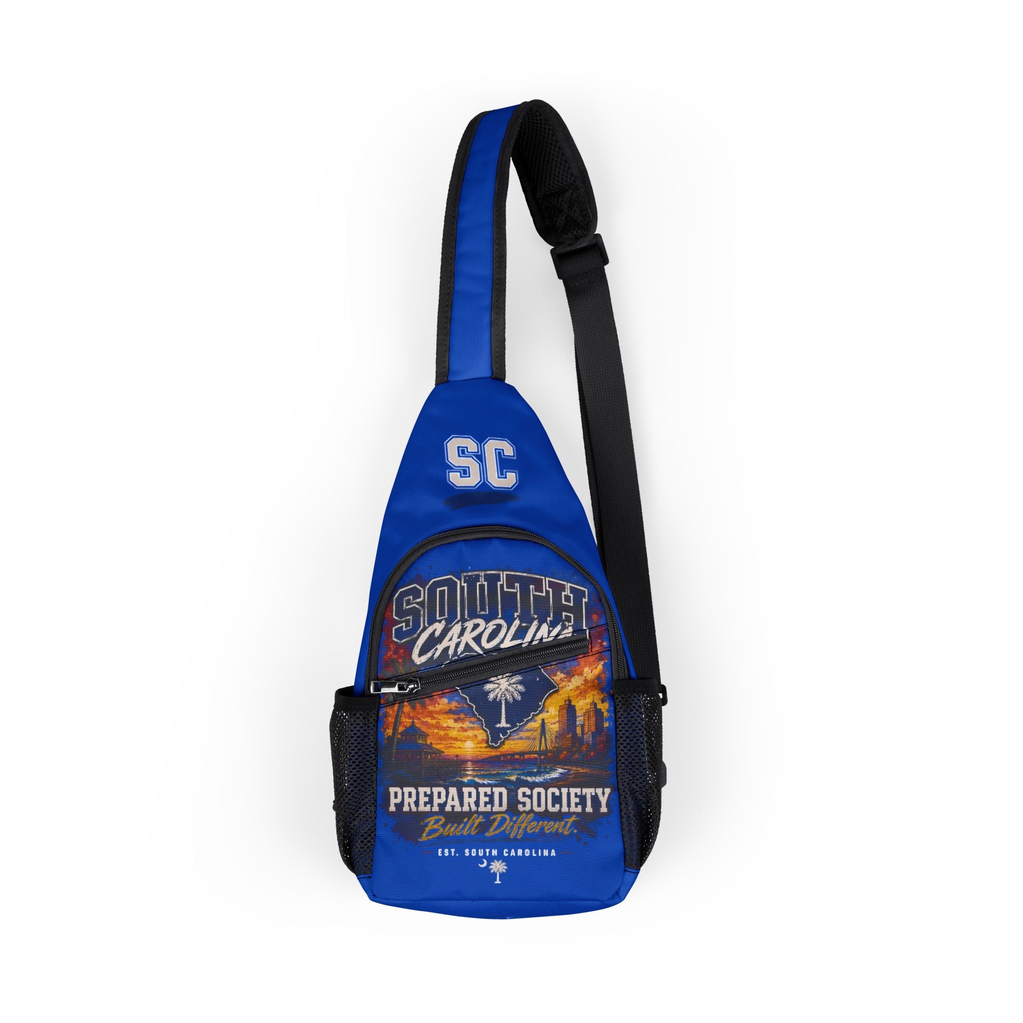 PR3PARED Chest Bag — South Carolina Made Graphic Sling Bag with Vintage Logo