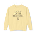 PR3PARED Crewneck Sweatshirt — "Grace Under Pressure" Minimalist Inspirational Pullover