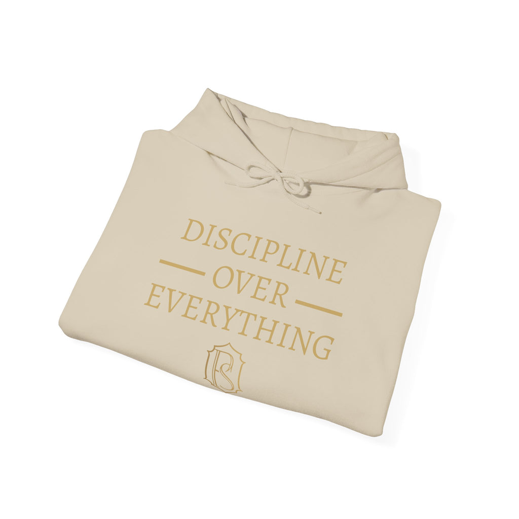 PR3PARED Discipline Over Everything Hoodie — Minimal Motivational Sweatshirt
