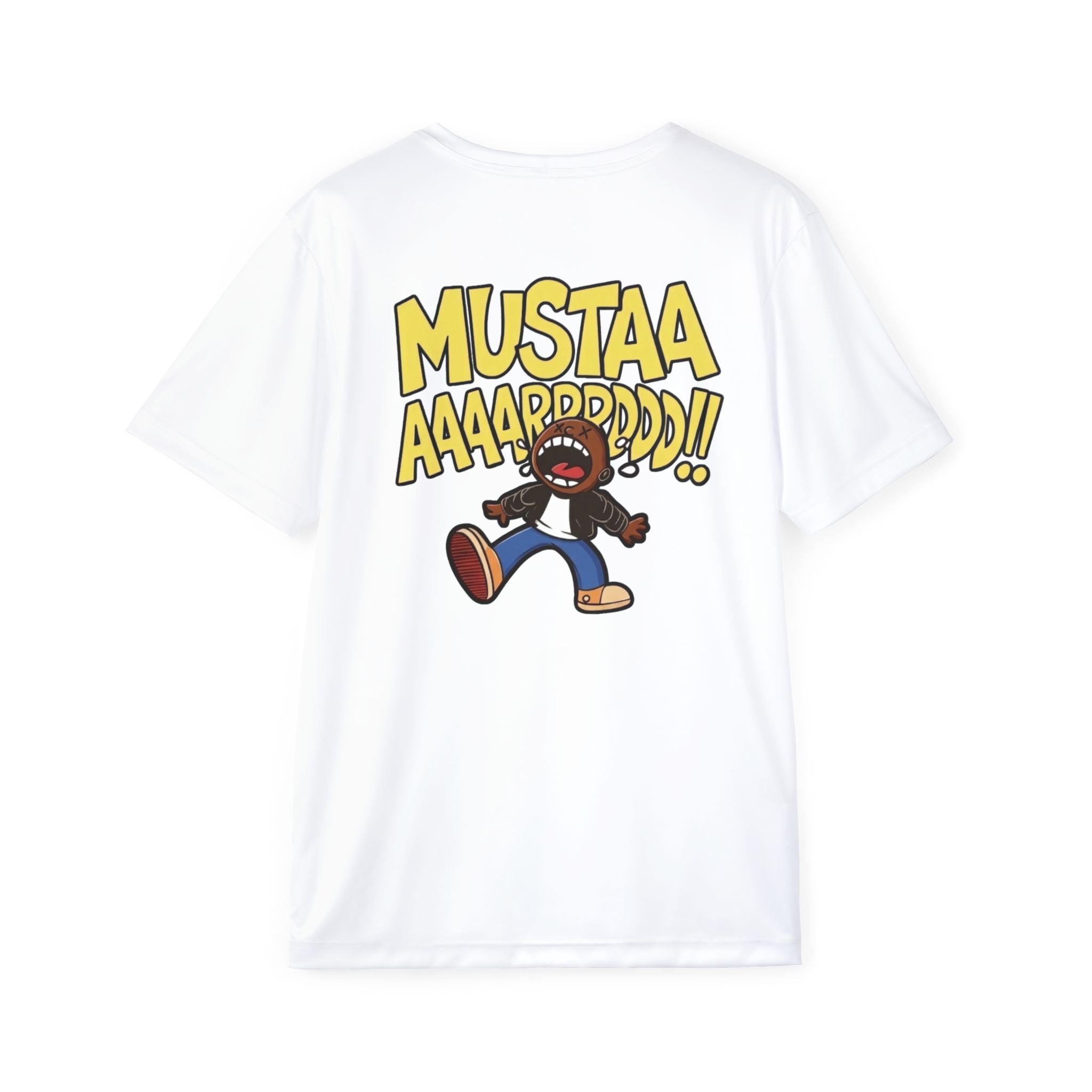 PR3PARED Sports Jersey Tee  — "Somebody Gotta Do It" Graphic Athletic Tee (Mustaaaarrrrdd!! Back Print)