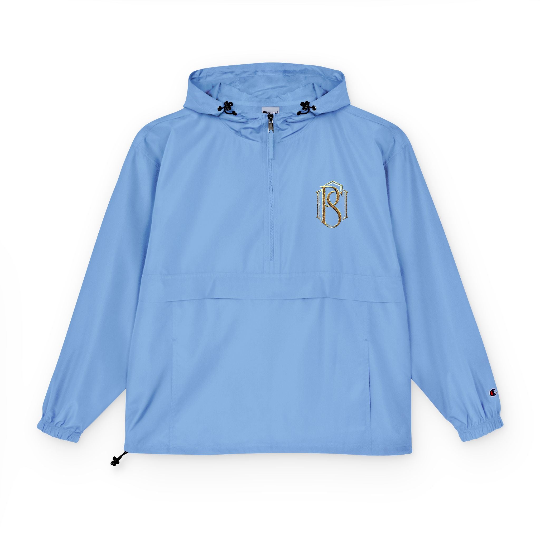 PR3PARED Packable Anorak Jacket — Minimal Gold Floral Logo