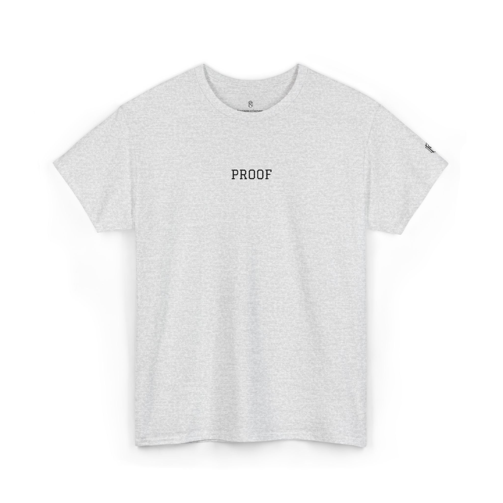 PR3PARED Embroidered Shirt — Minimal "PROOF" Graphic Tee