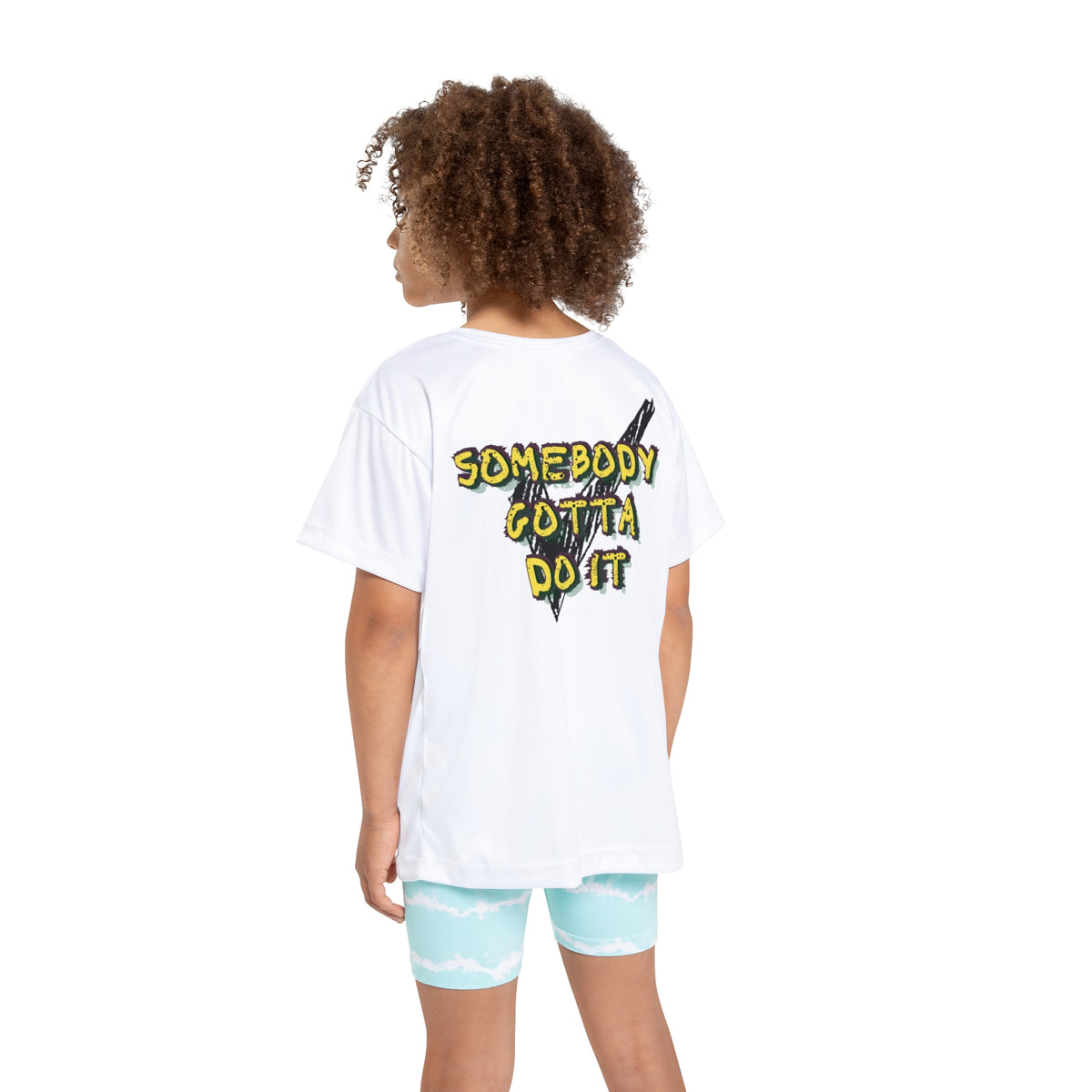PS Kids Somebody Gotta Do It Jersey Tee — "MUSTAA AAAAAARRRRGG!!" Cartoon Shout Sports Tee