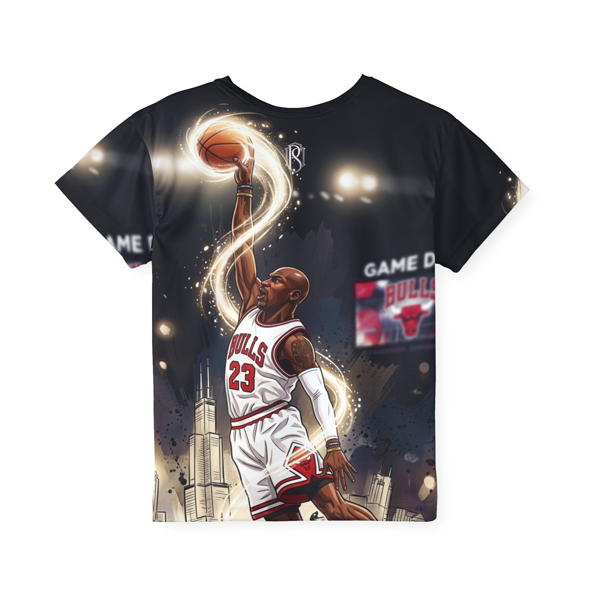 PS Kids Basketball Jersey — All-Over-Print Slam Dunk Tee