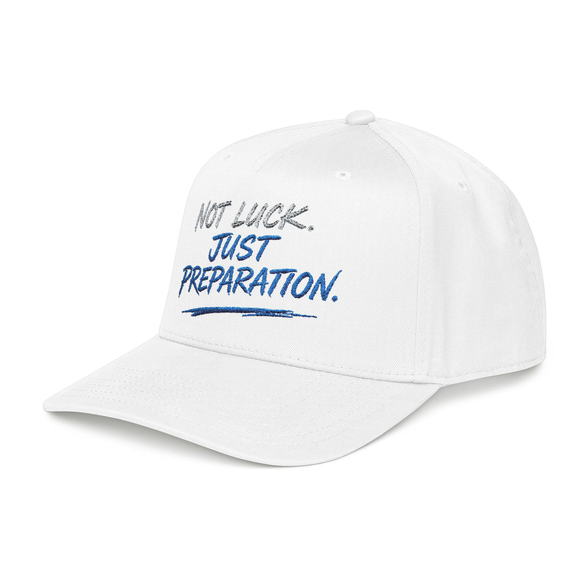 PR3PARED Mid Profile Baseball Cap - No Luck Just Prep Hat