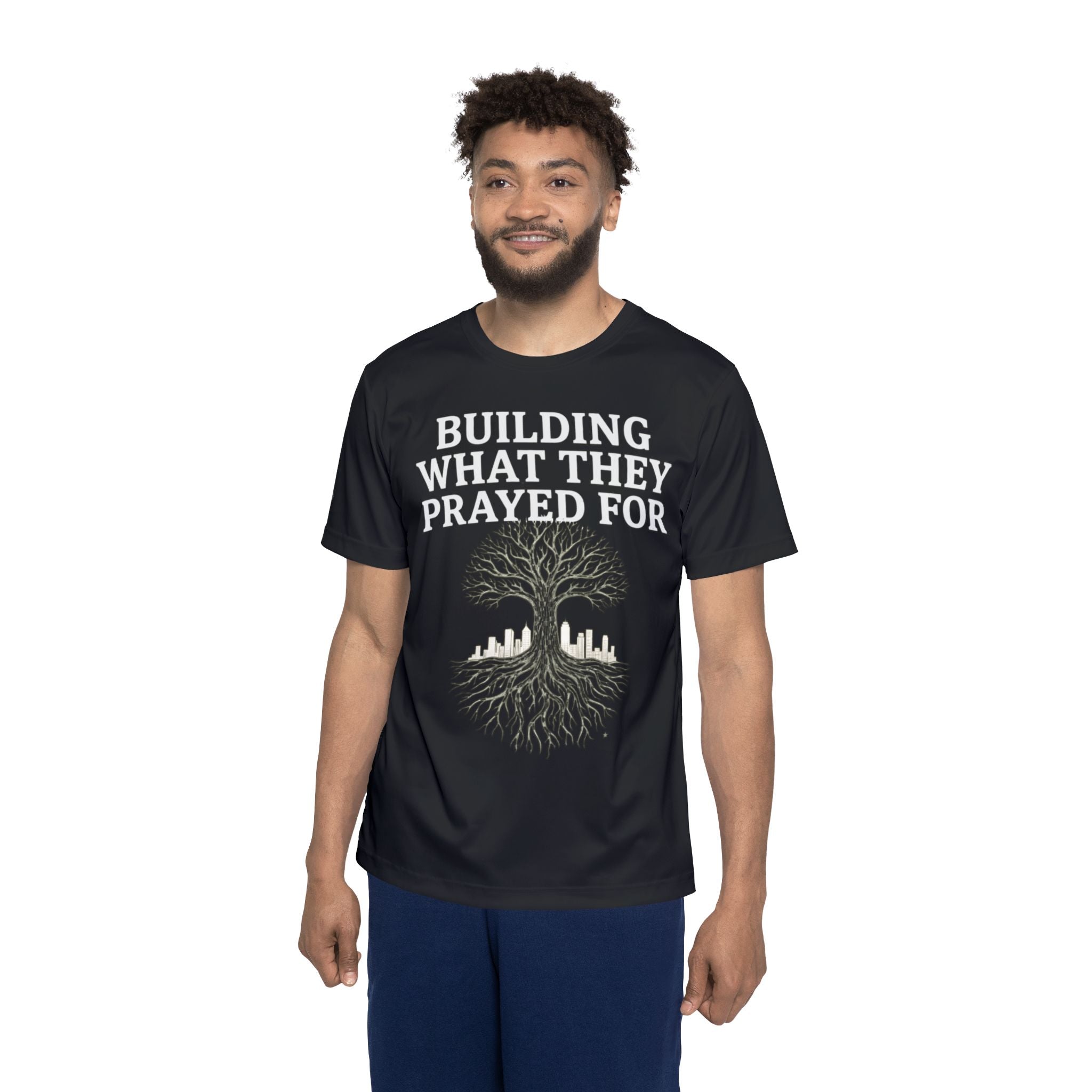PR3PARED Jersey Tee — "Building What They Prayed For" / Future Ancestor Athletic Tee