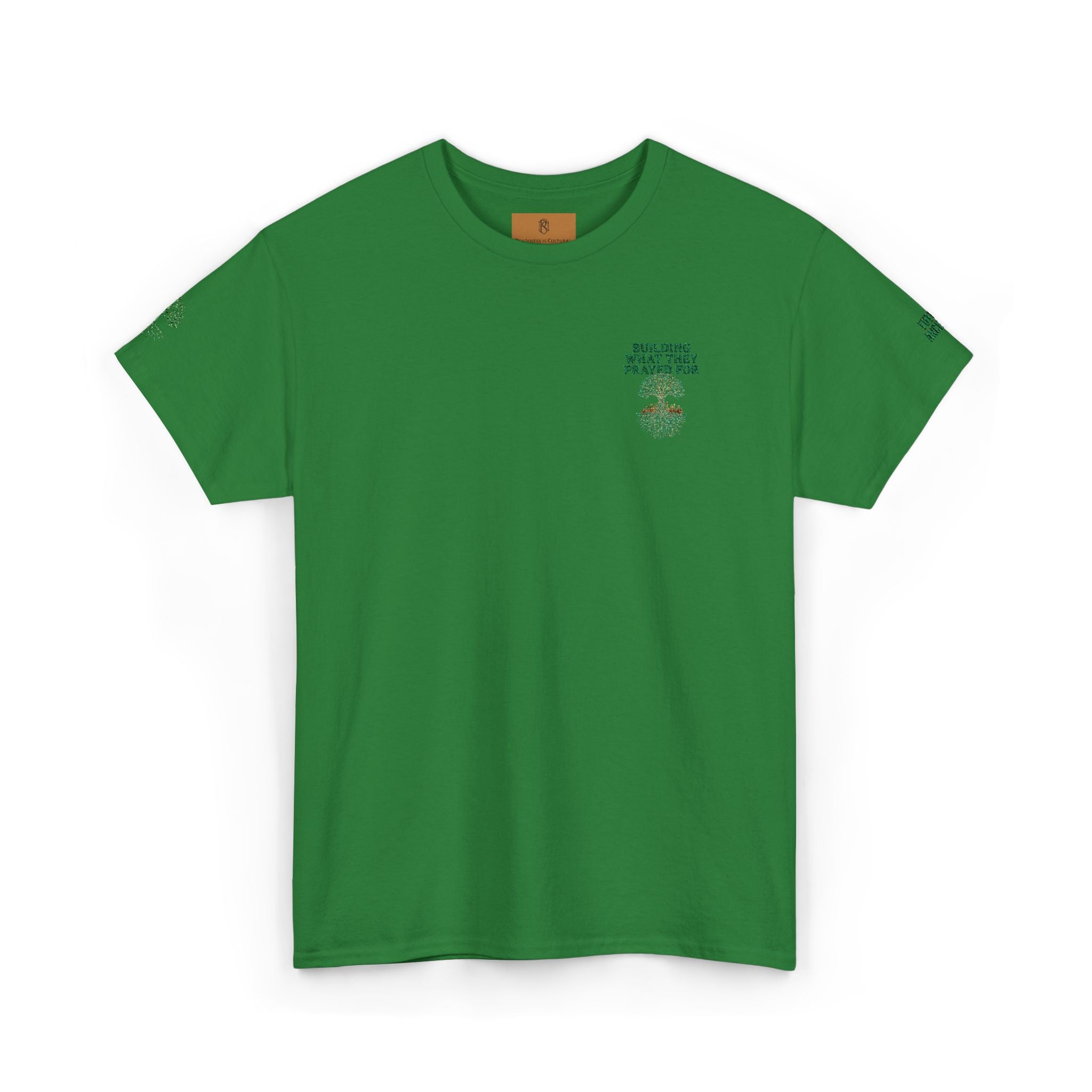 PR3PARED Embroidered Tee — “What They Prayed For” Graphic Cotton T-Shirt