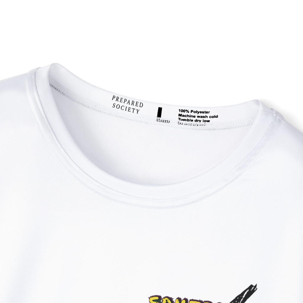 PR3PARED Sports Jersey Tee  — "Somebody Gotta Do It" Graphic Athletic Tee (Mustaaaarrrrdd!! Back Print)