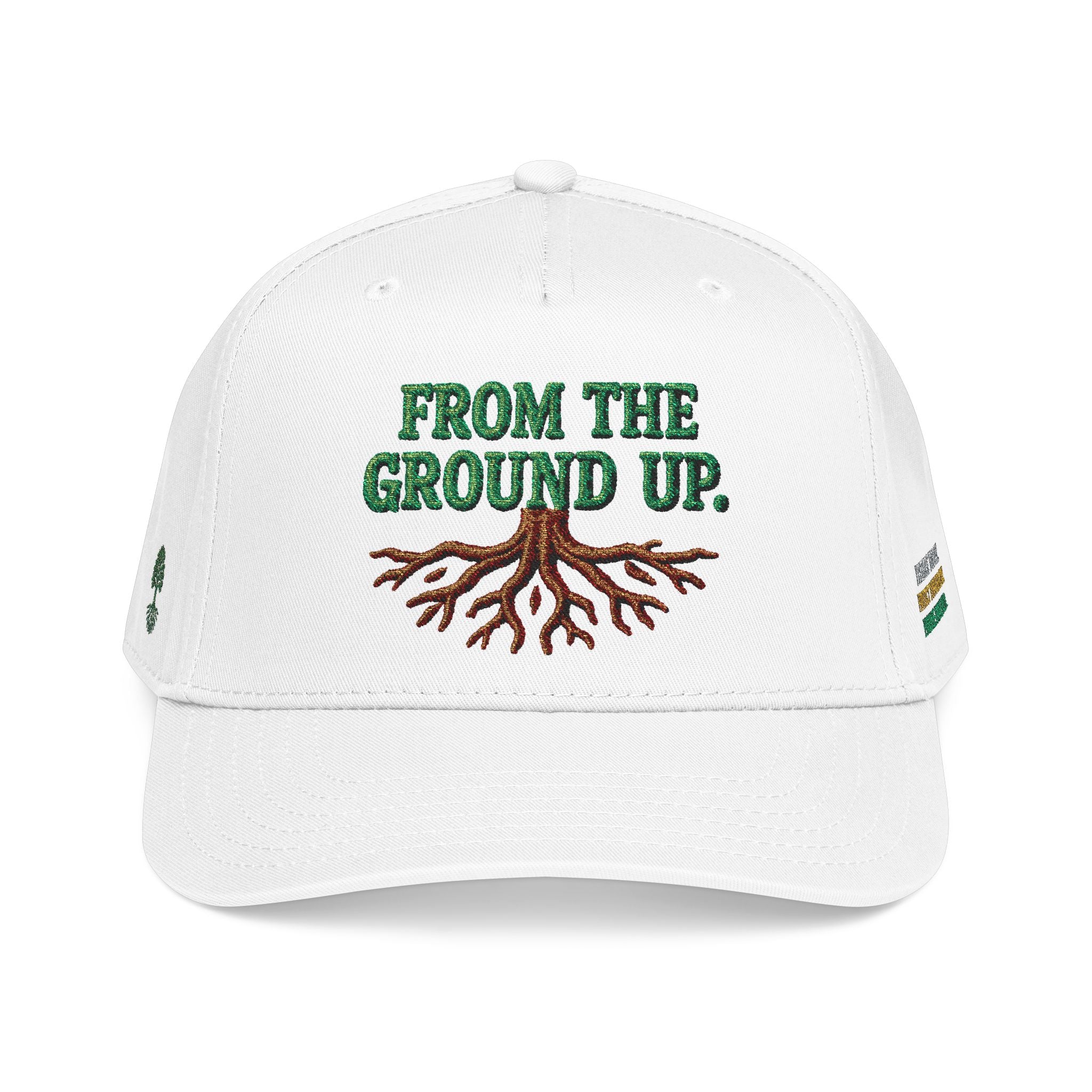 PR3PARED Mid Profile Embroidered Baseball Cap - From The Ground Up Hat