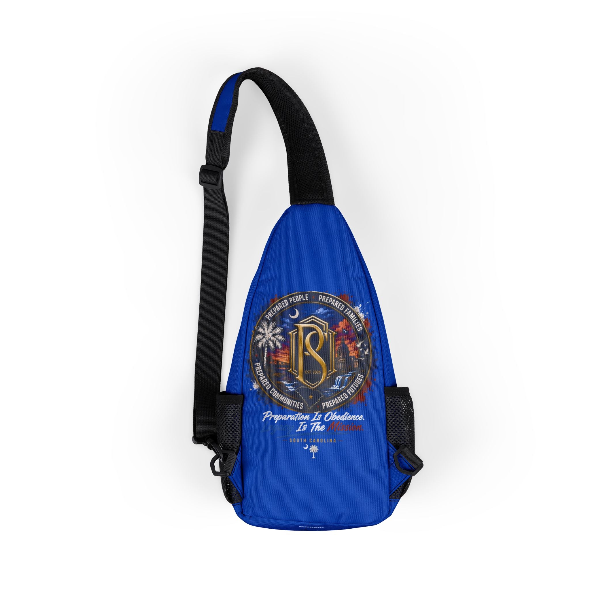 PR3PARED Chest Bag — South Carolina Made Graphic Sling Bag with Vintage Logo
