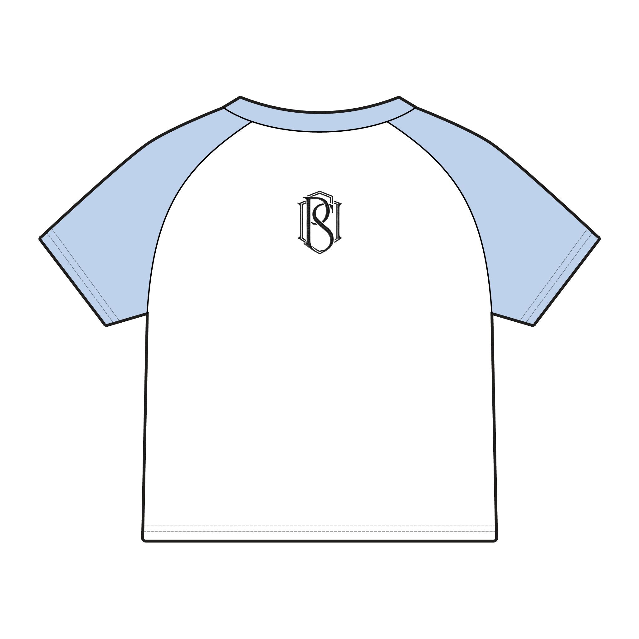 PR3PARED Raglan Baby Tee — Women's Micro Rib Baseball Shirt
