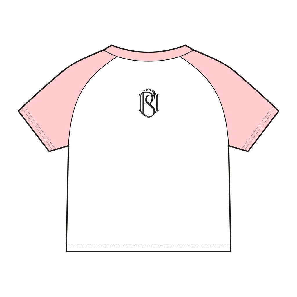PR3PARED Raglan Baby Tee — Women's Micro Rib Baseball Shirt